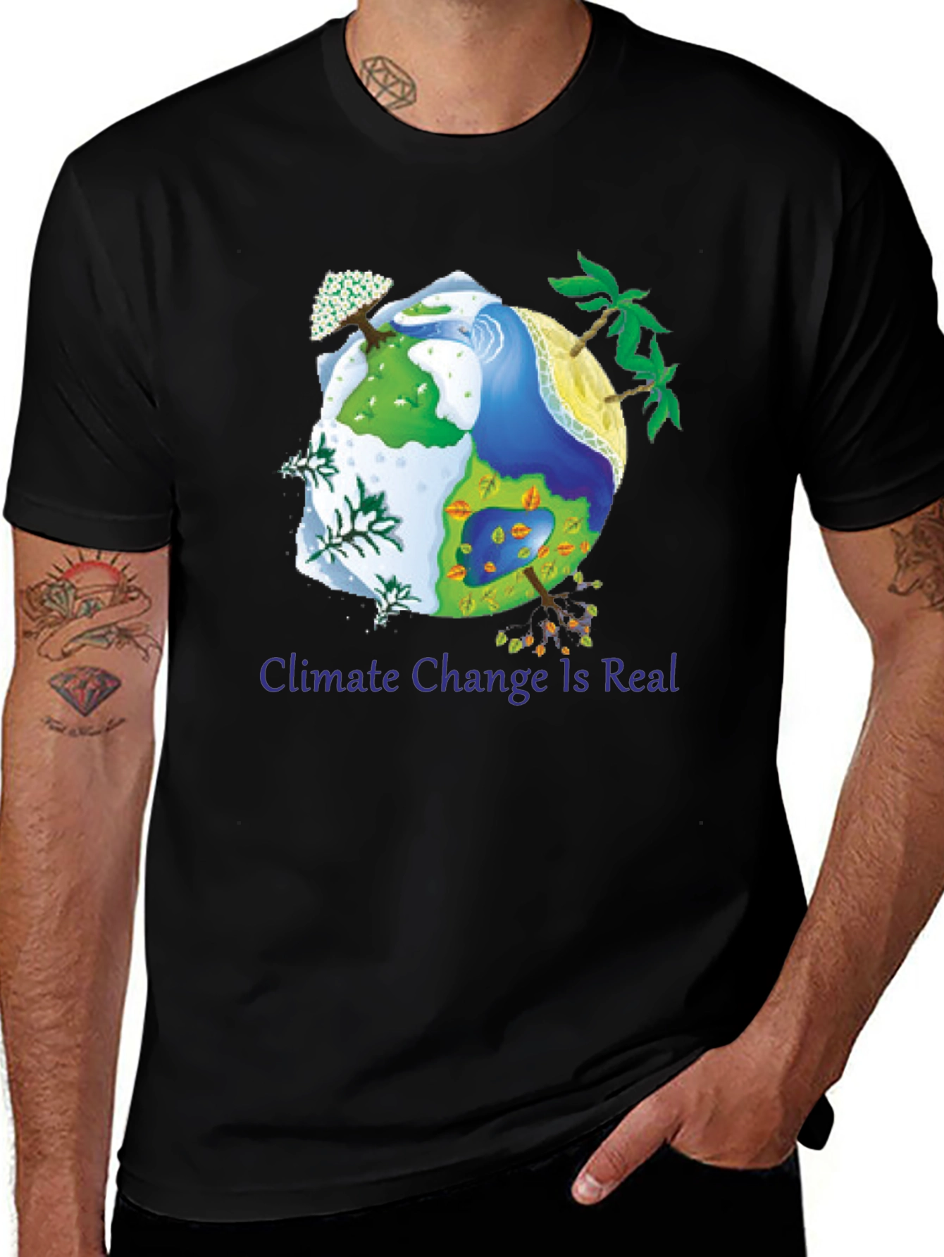 Variant 9 of Climate Change is Real Graphic Tee