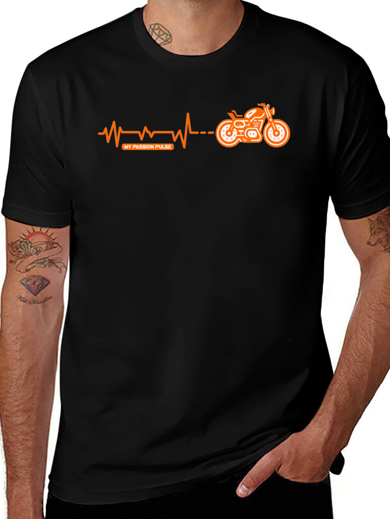 My Passion Pulse Motorcycle Graphic Tee