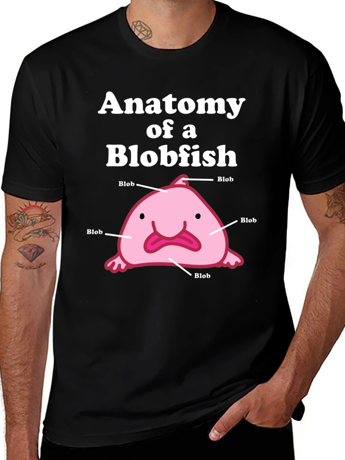 Variant 21 of Anatomy of a Blobfish Graphic T-Shirt