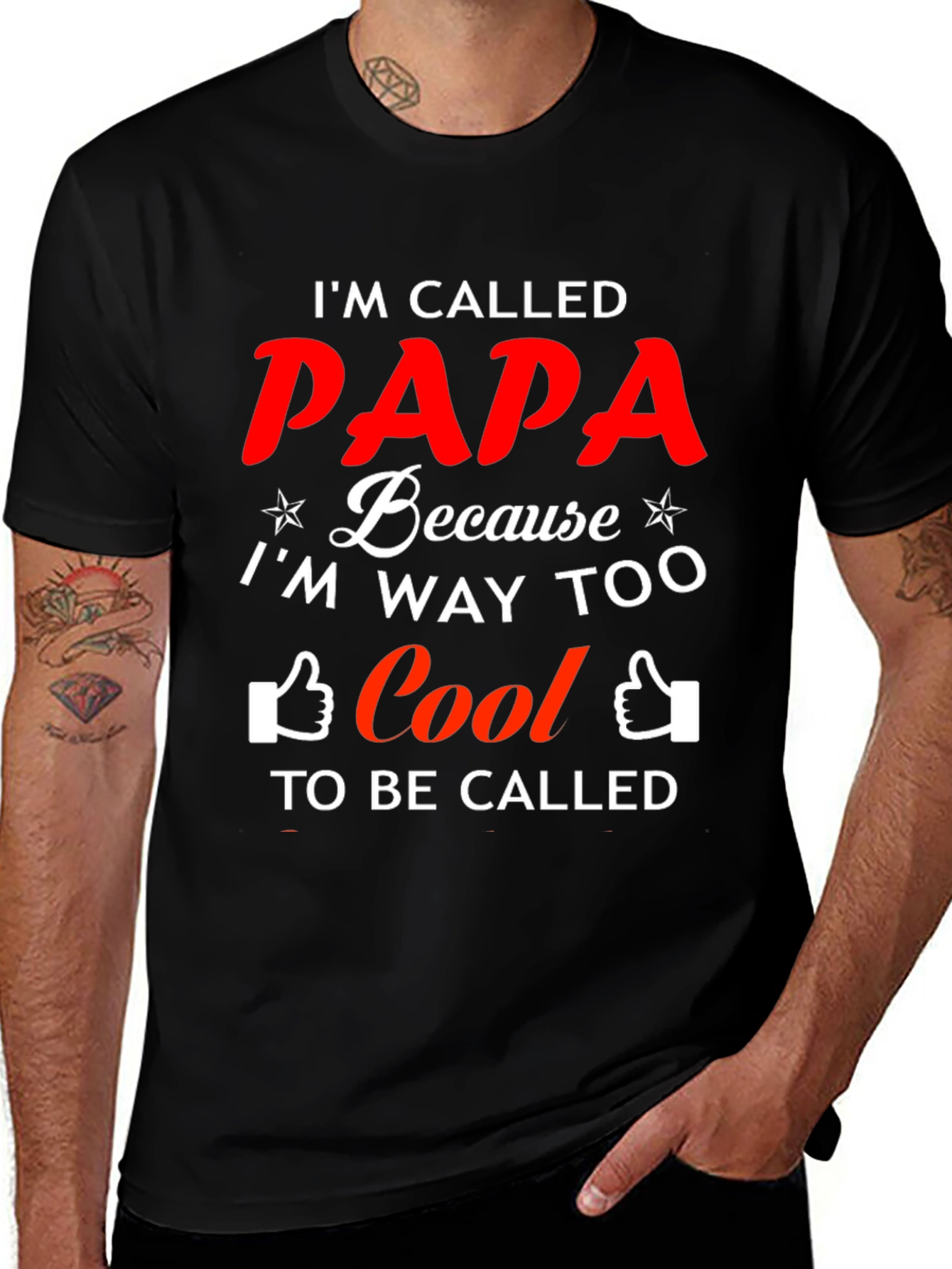 I'm Called Papa T-Shirt - Cool Dad Tee