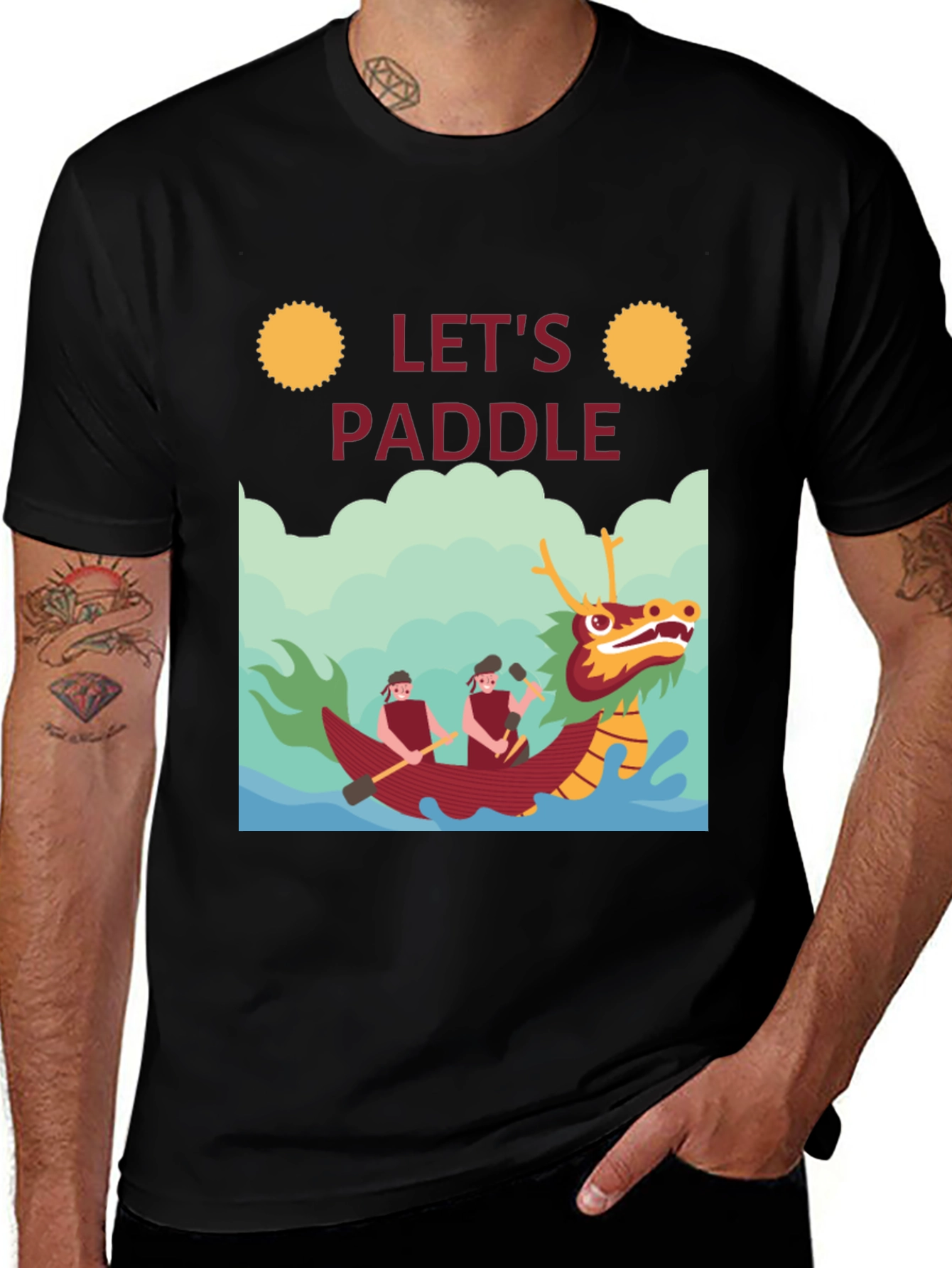 Let's Paddle Dragon Boat Festival T-Shirt