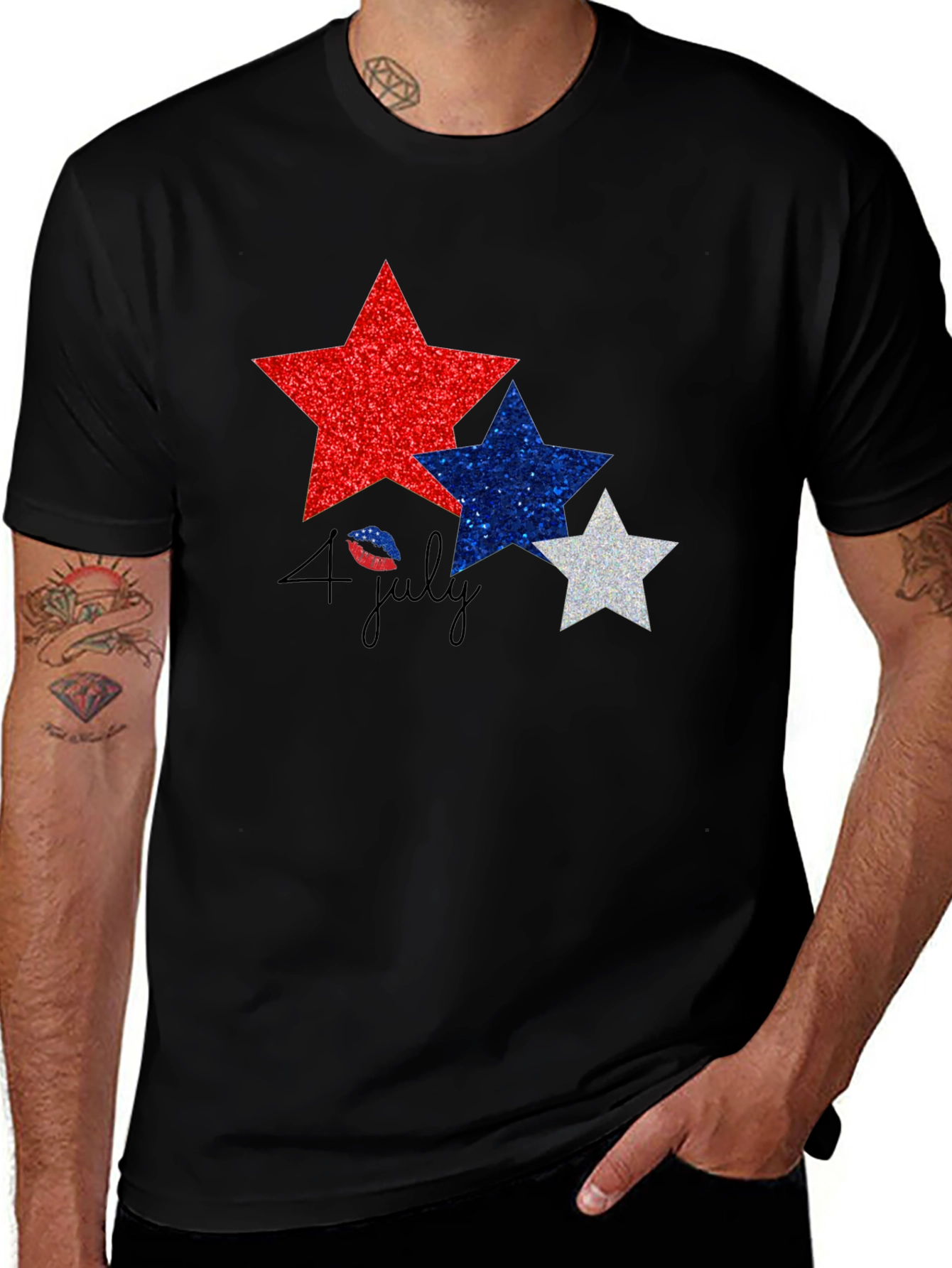 Variant 7 of Patriotic Stars 4th of July T-Shirt
