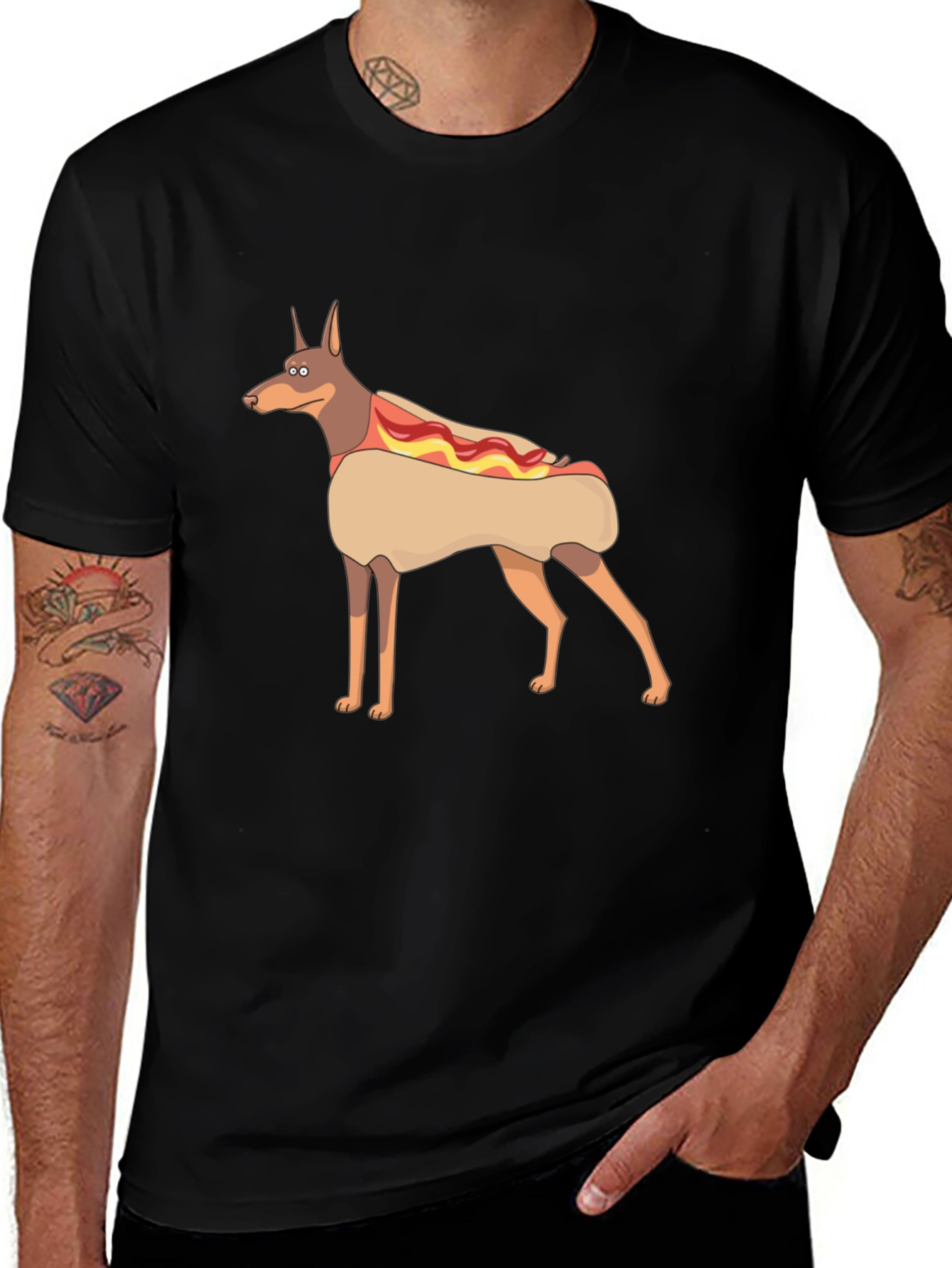 Variant 21 of Hot Dog Dog T-Shirt - Funny Graphic Tee