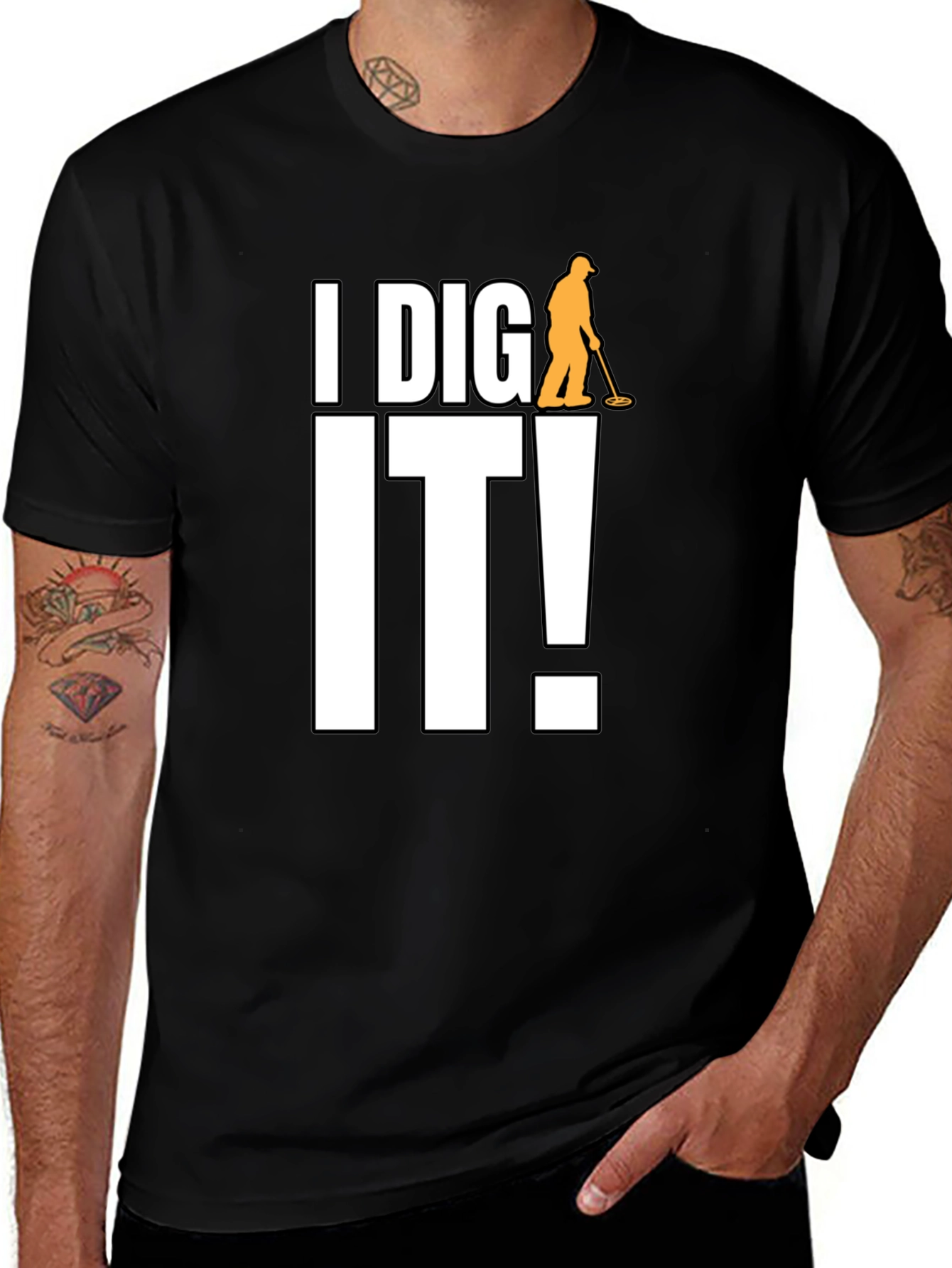 Variant 25 of I Dig It! Metal Detecting Hobbyist T-Shirt