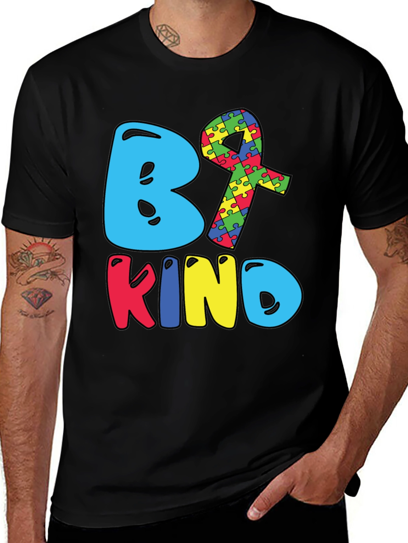Variant 13 of Be Kind Autism Awareness T-Shirt