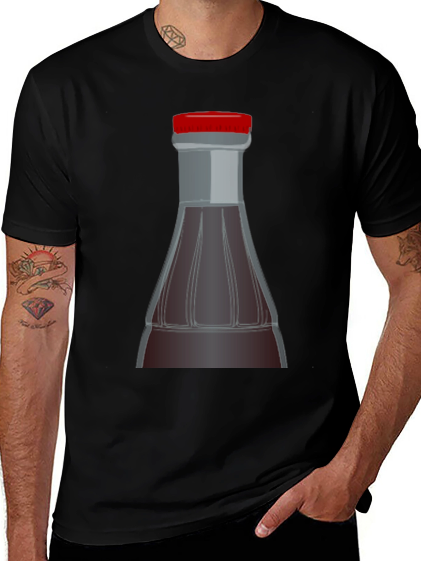 Variant 23 of Soda Pop Bottle Graphic T-Shirt
