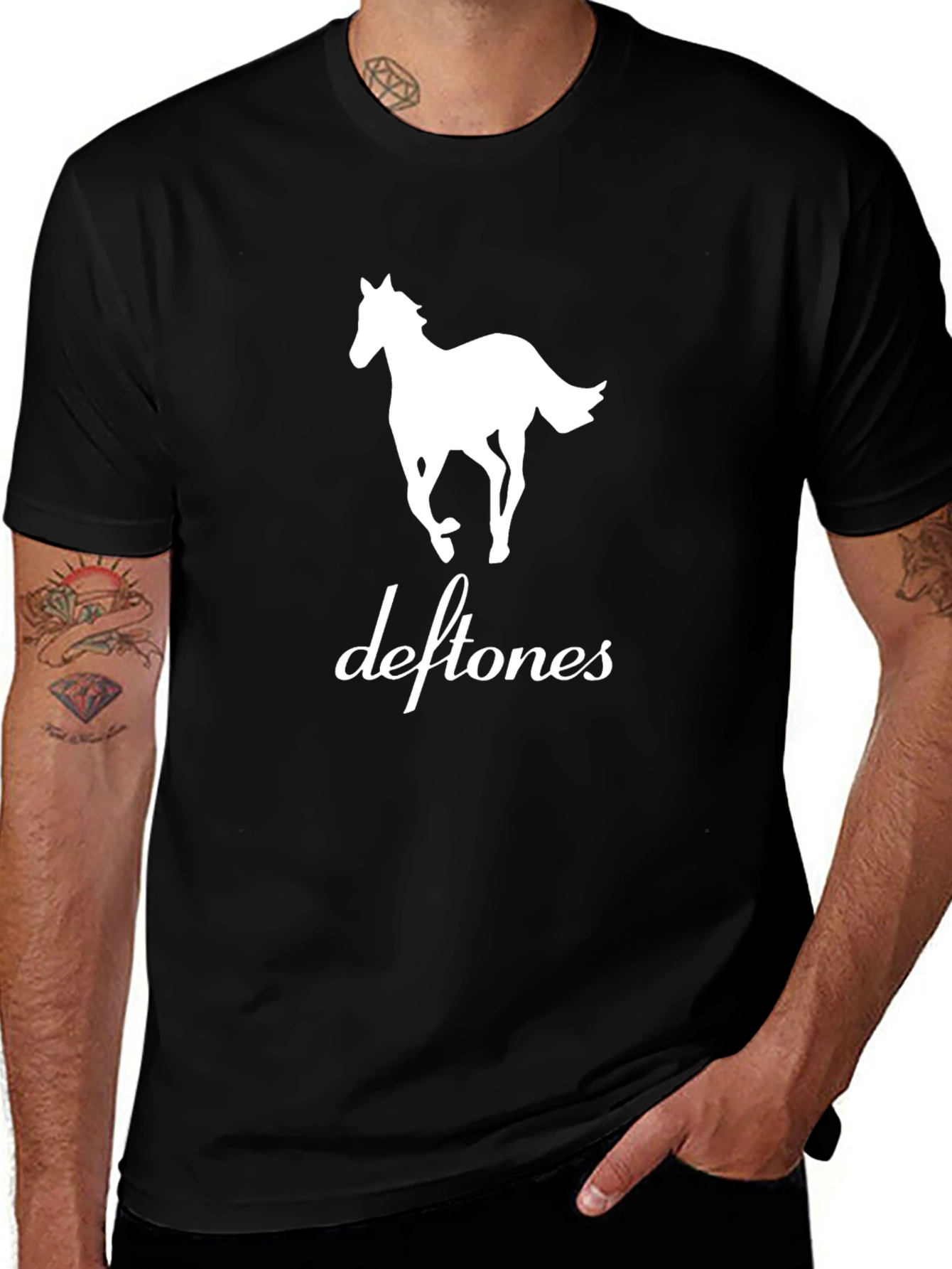 Deftones White Pony Black T-Shirt - Band Merch