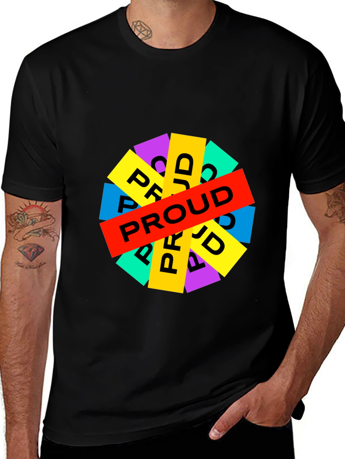 Variant 16 of Proud Graphic Tee - Bold Statement T-Shirt
