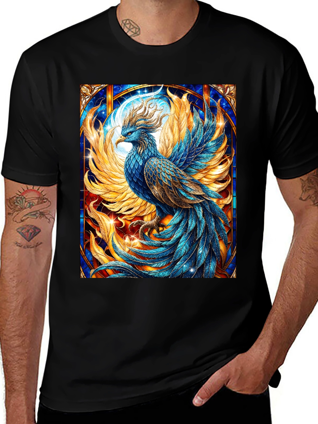Phoenix Graphic Tee - Black