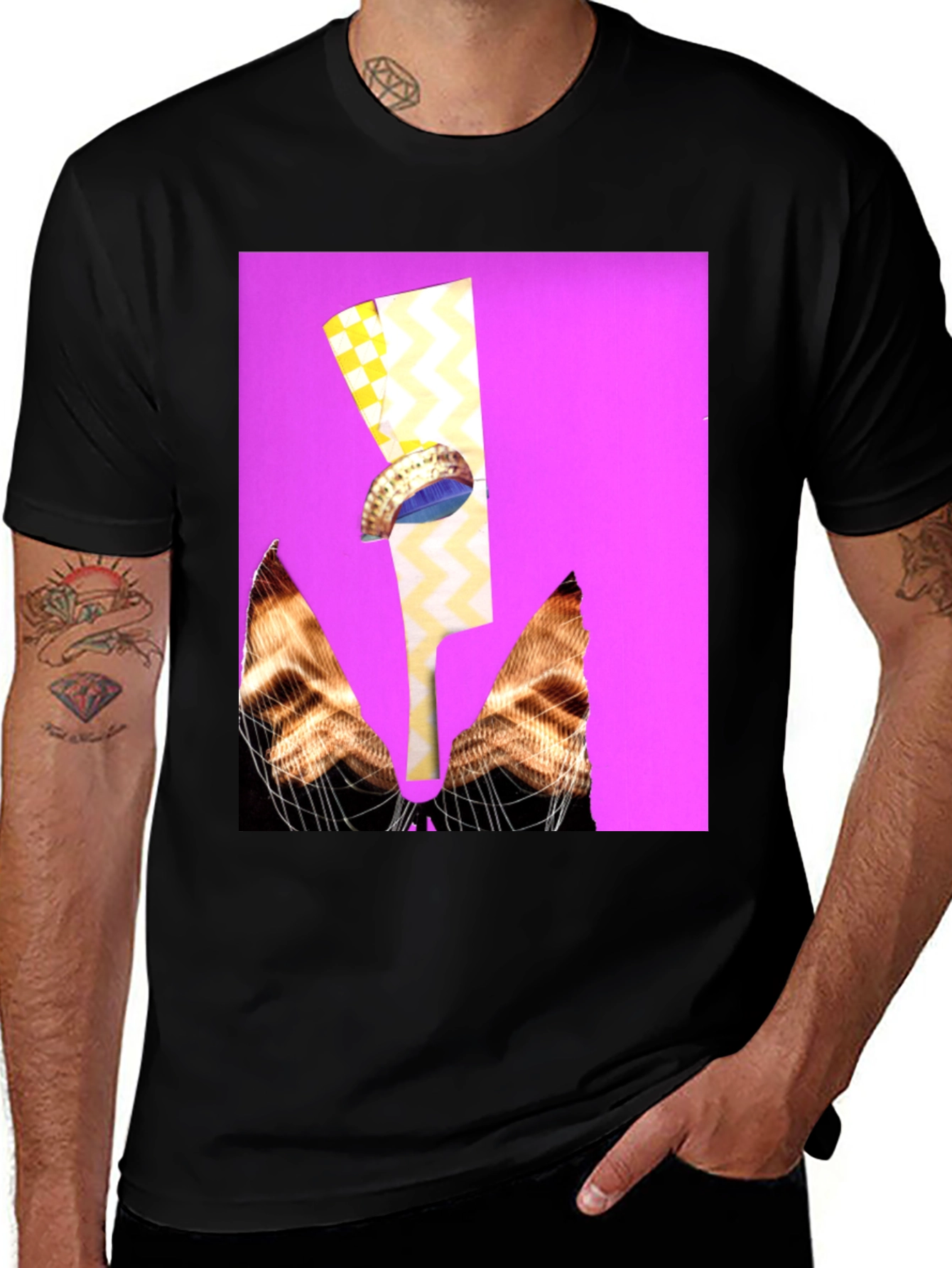 Variant 14 of Artistic Abstract Graphic Print T-Shirt