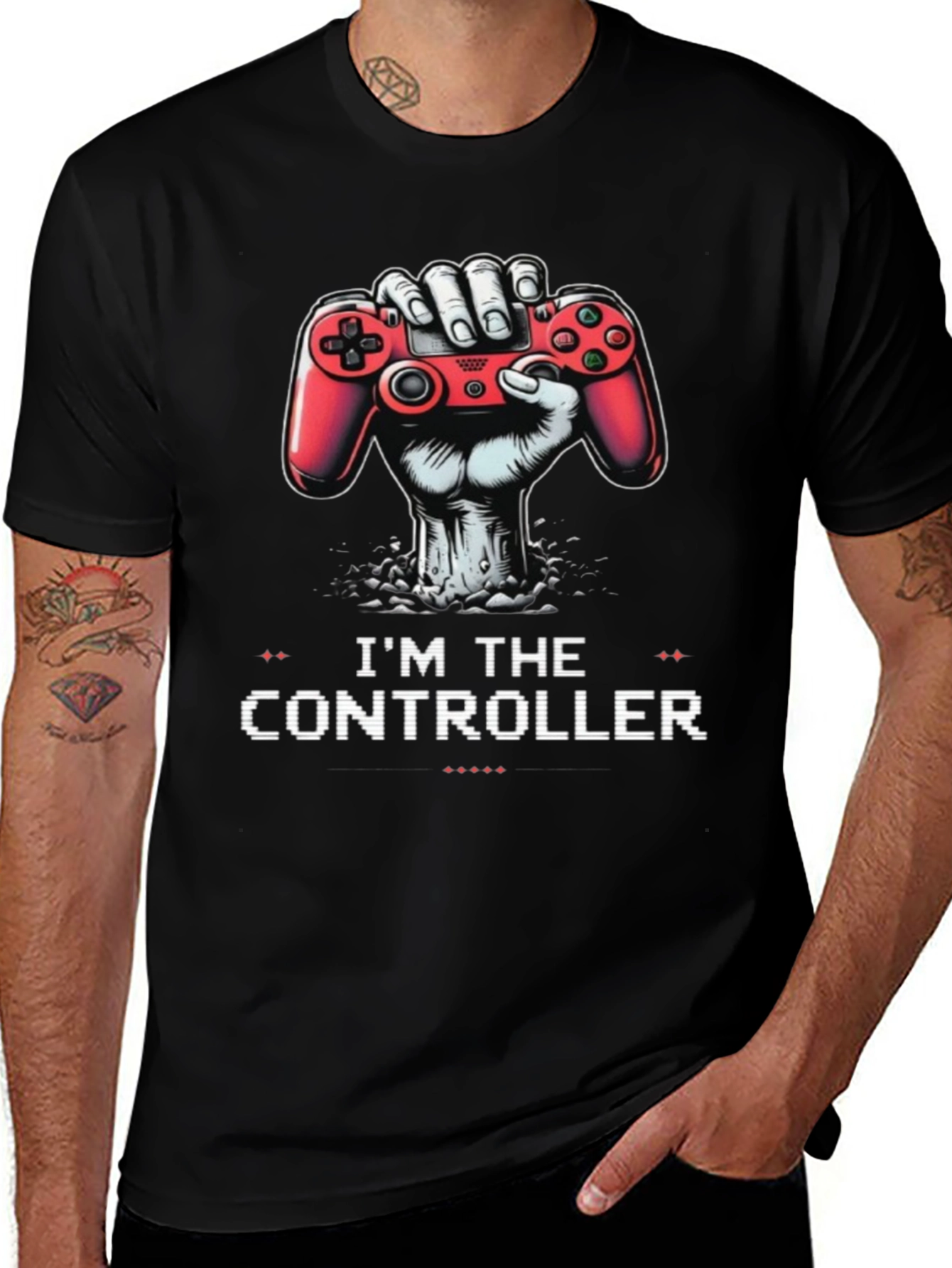 Variant 27 of I'm the Controller Gamer T-Shirt - Black