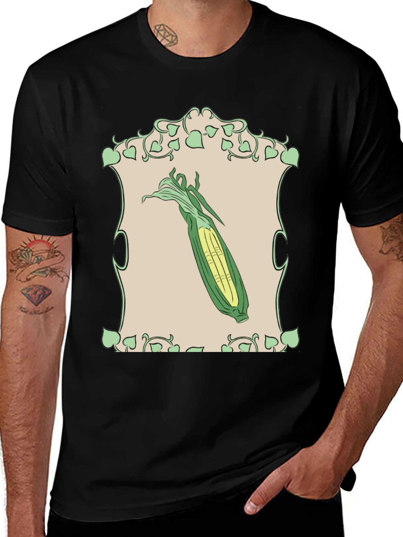 Variant 17 of Corn on the Cob Graphic Tee - Farm Fresh Style