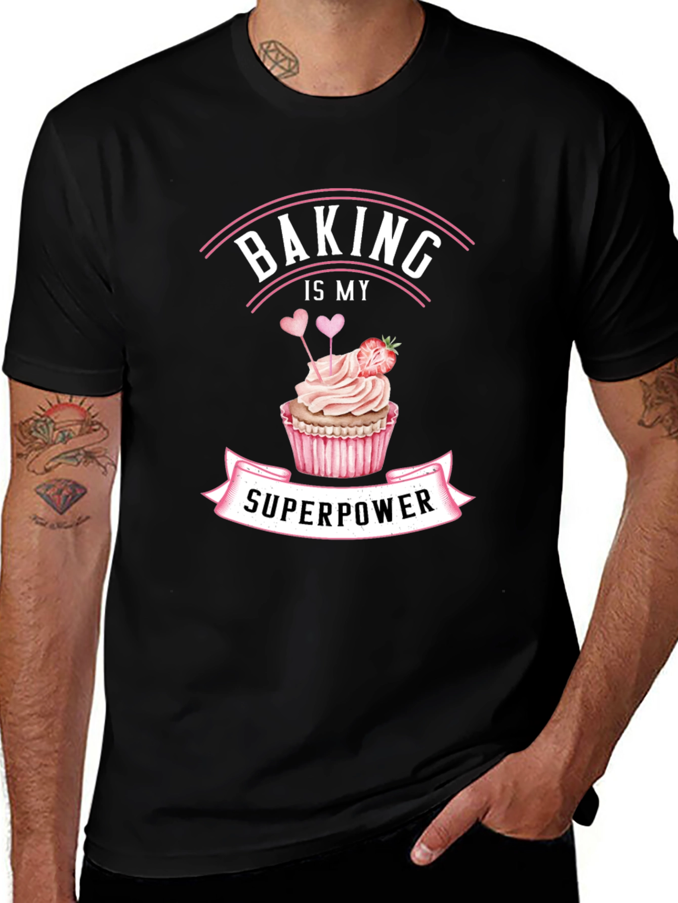 Variant 15 of Baking is My Superpower Graphic Tee