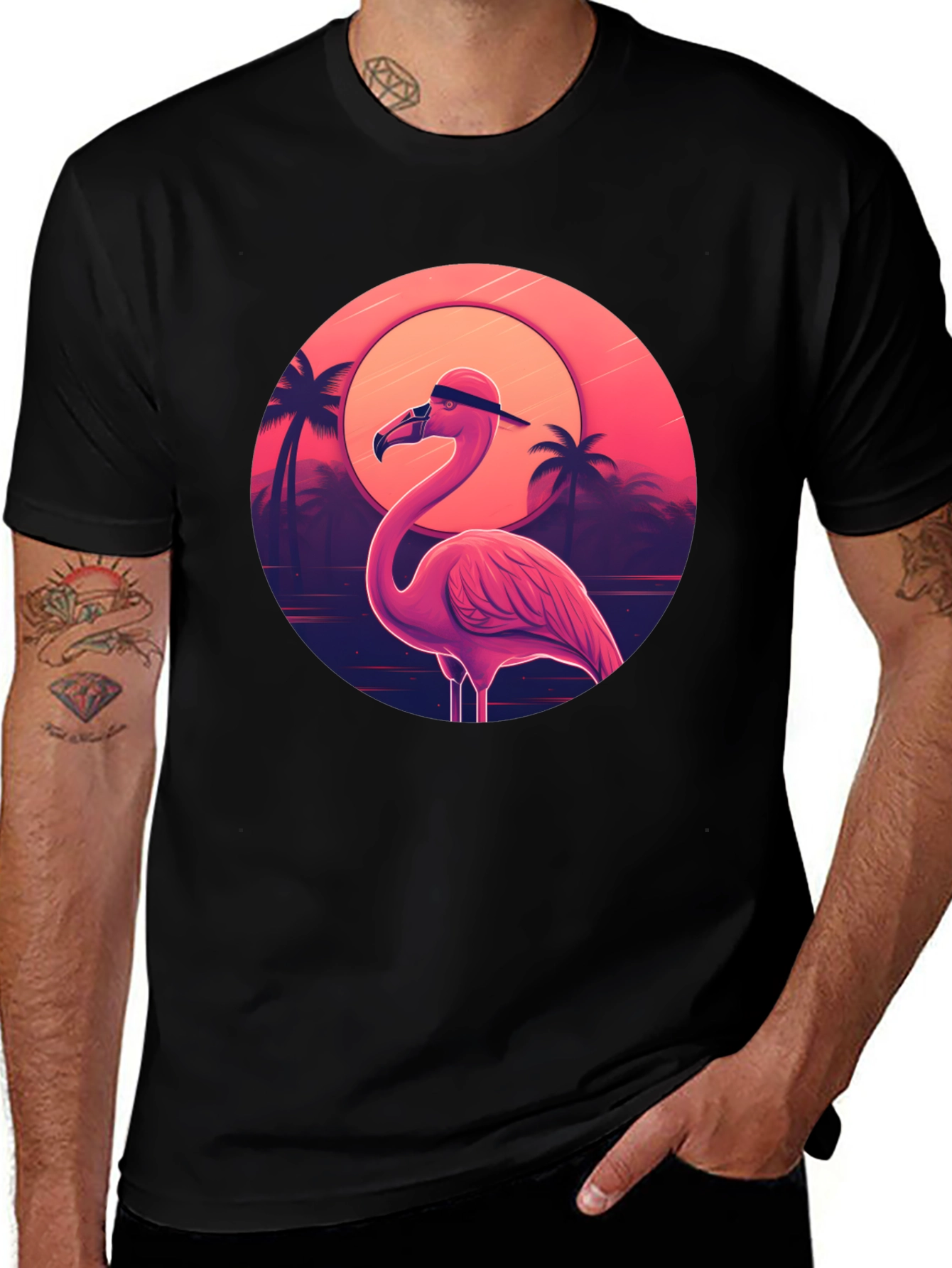 Retro Flamingo T-Shirt