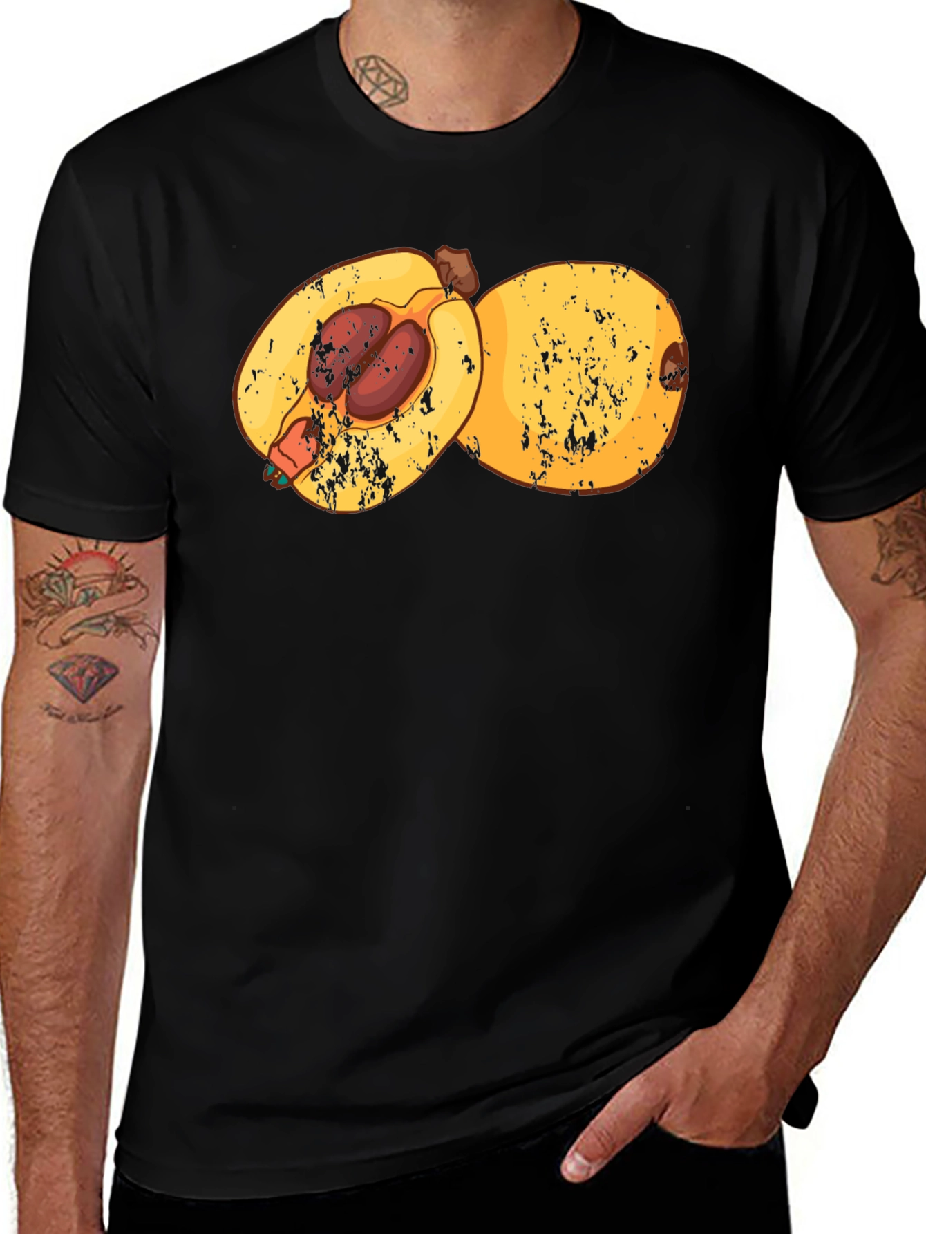 Variant 23 of Loquat Fruit Graphic T-Shirt