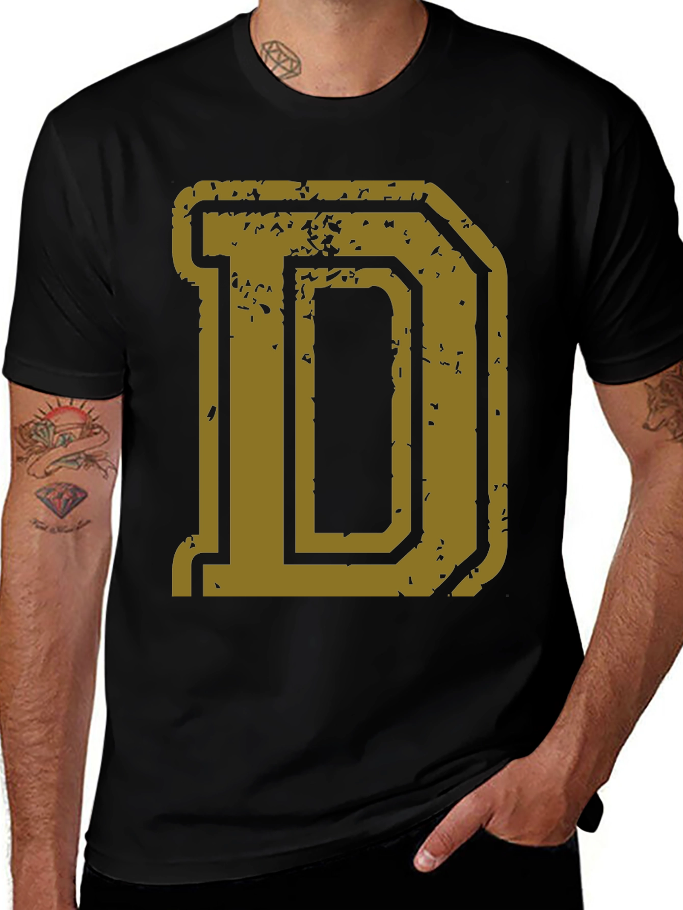 Variant 26 of Vintage Varsity Letter D T-Shirt
