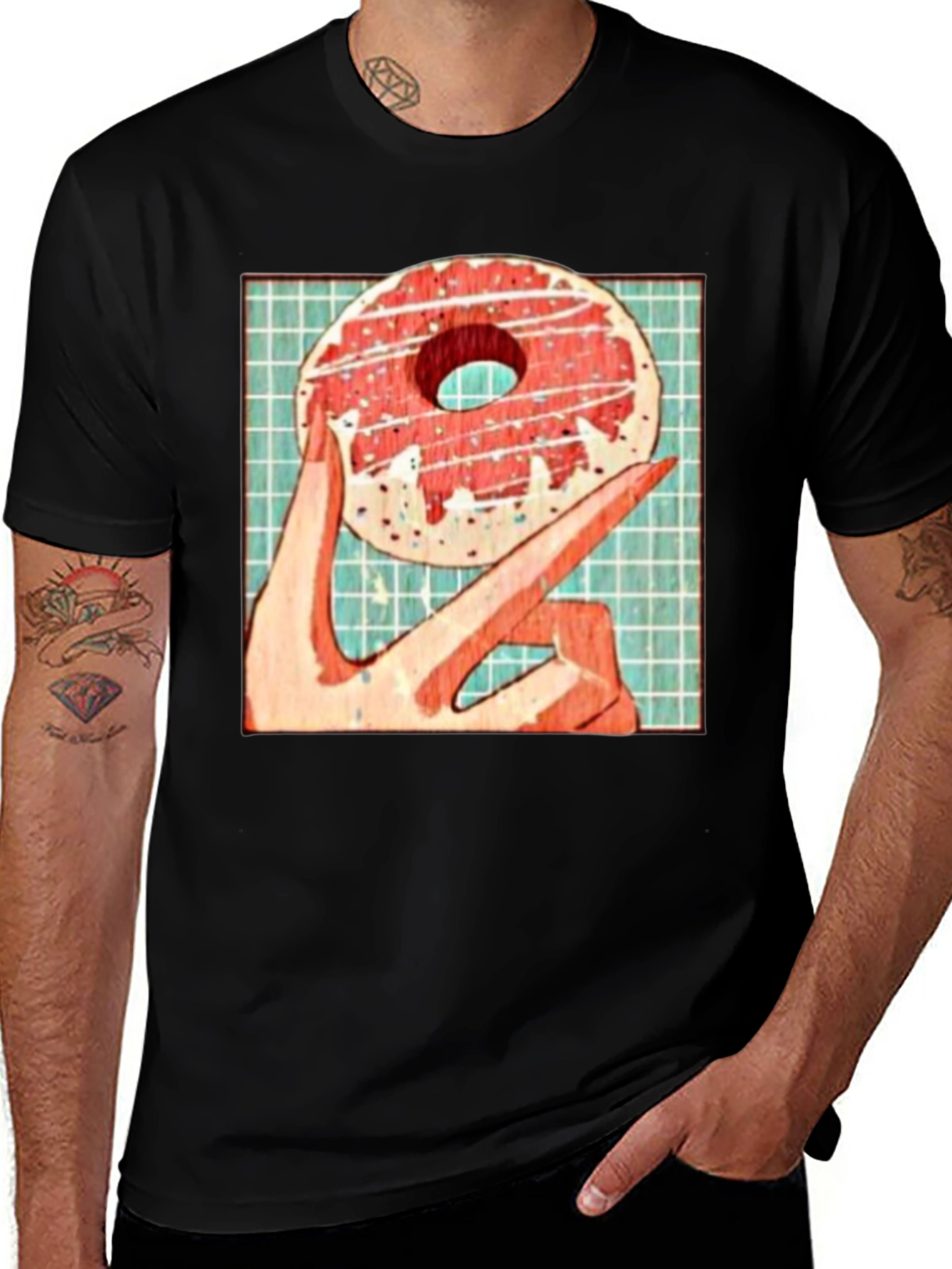 Variant 18 of Donut Graphic T-Shirt