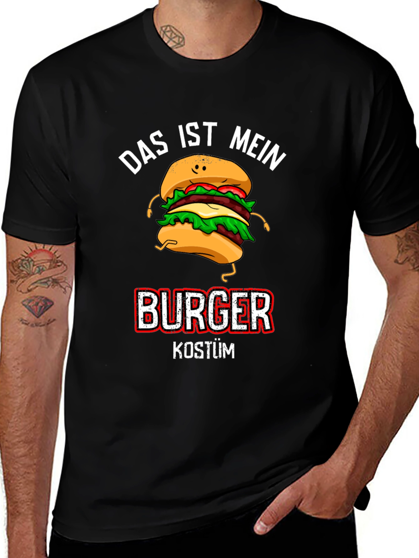 Variant 21 of Das Ist Mein Burger Kostüm T-Shirt