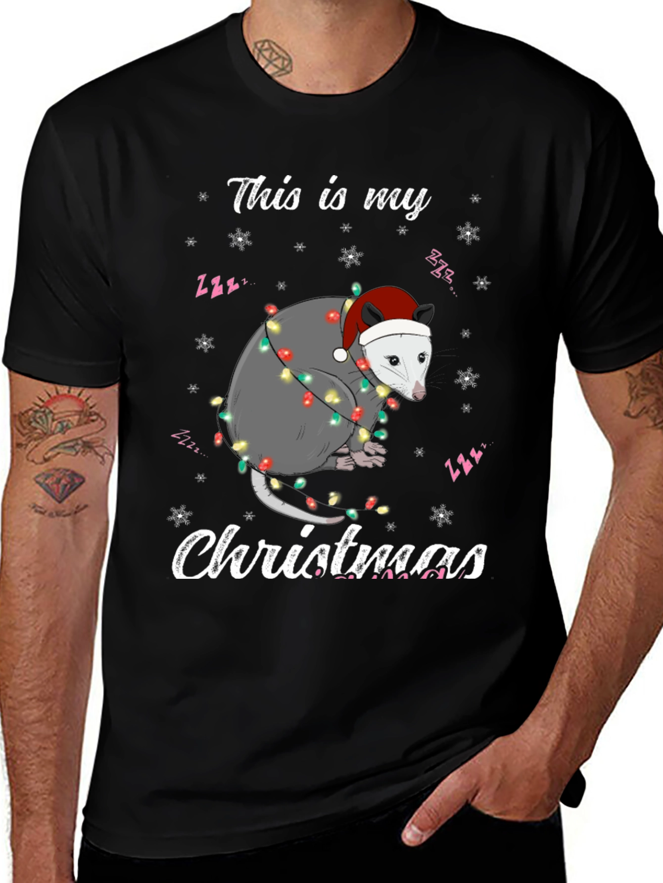 Christmas Opossum T-Shirt