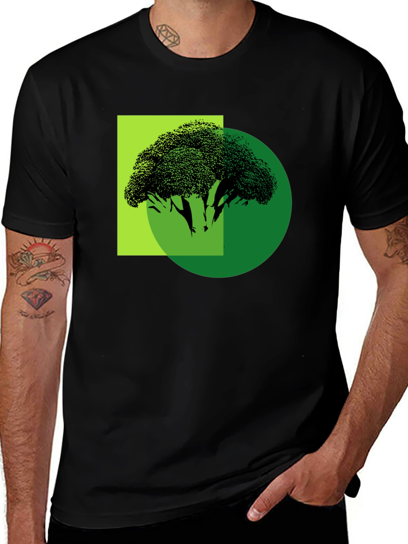 Variant 9 of Broccoli Graphic Tee - Unique Design