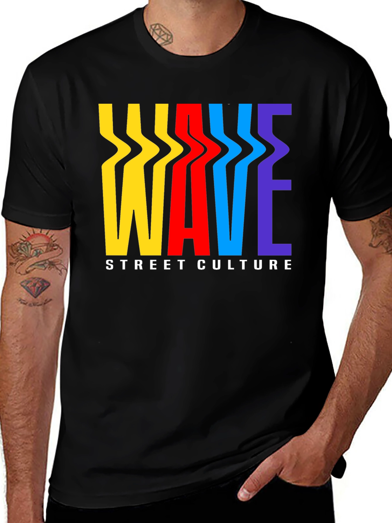 Variant 23 of Wave Street Culture Graphic Print T-Shirt