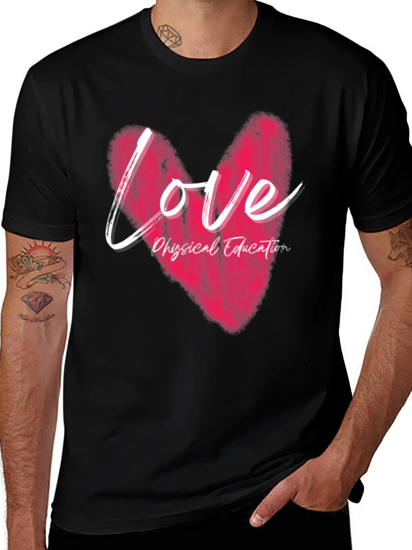 Variant 16 of Love Physical Education Black T-Shirt