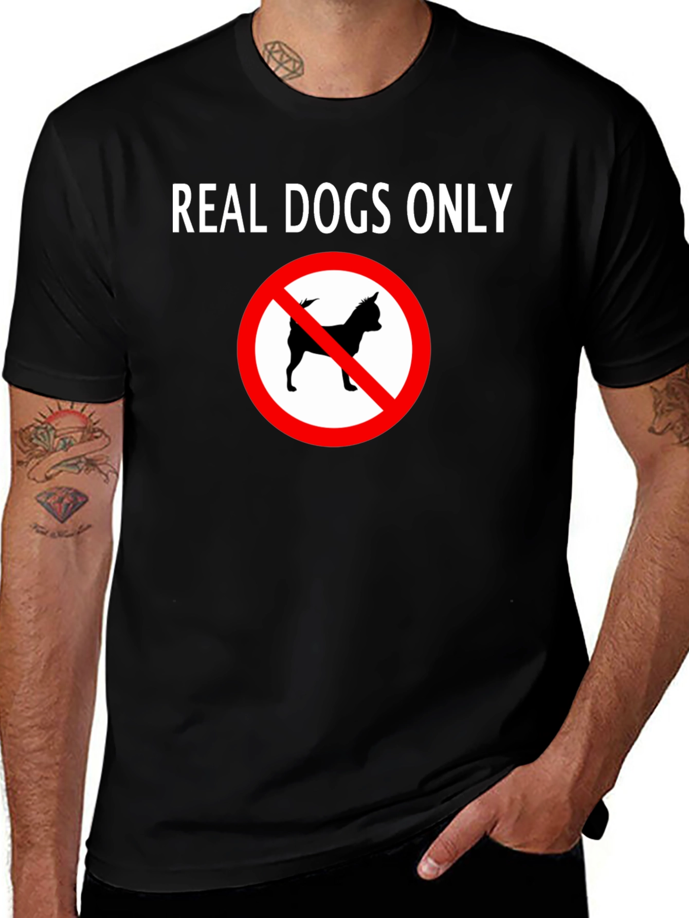 Variant 19 of Real Dogs Only Graphic Tee