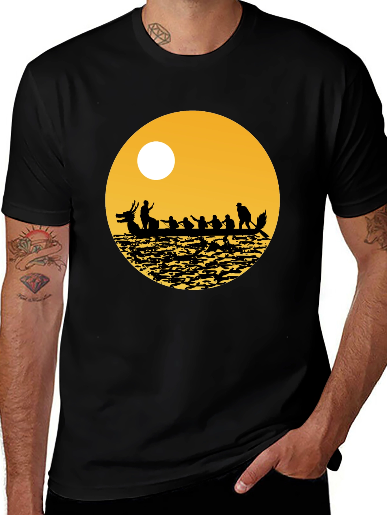 Variant 16 of Dragon Boat Race Graphic Tee