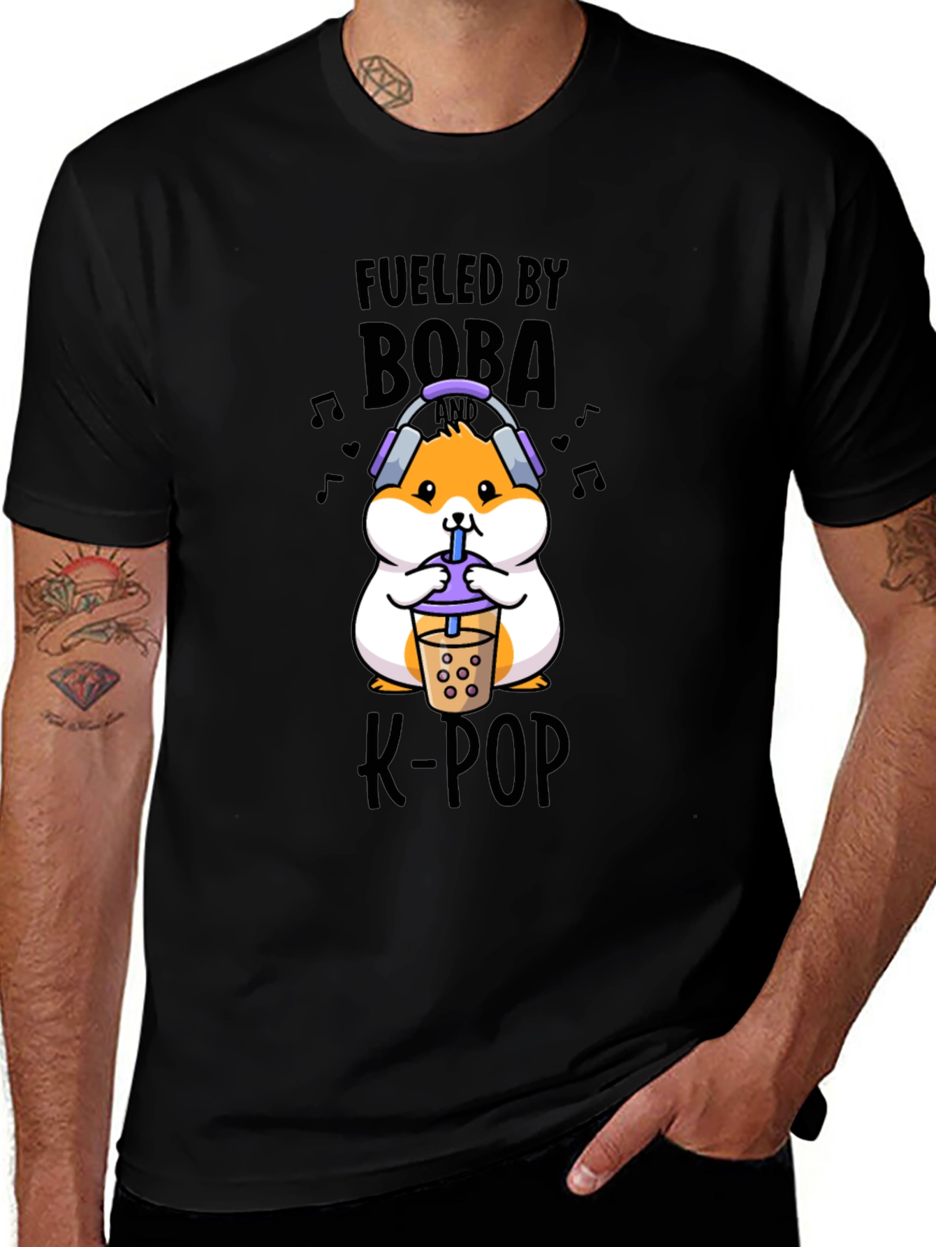 Fueled by Boba K-Pop T-Shirt