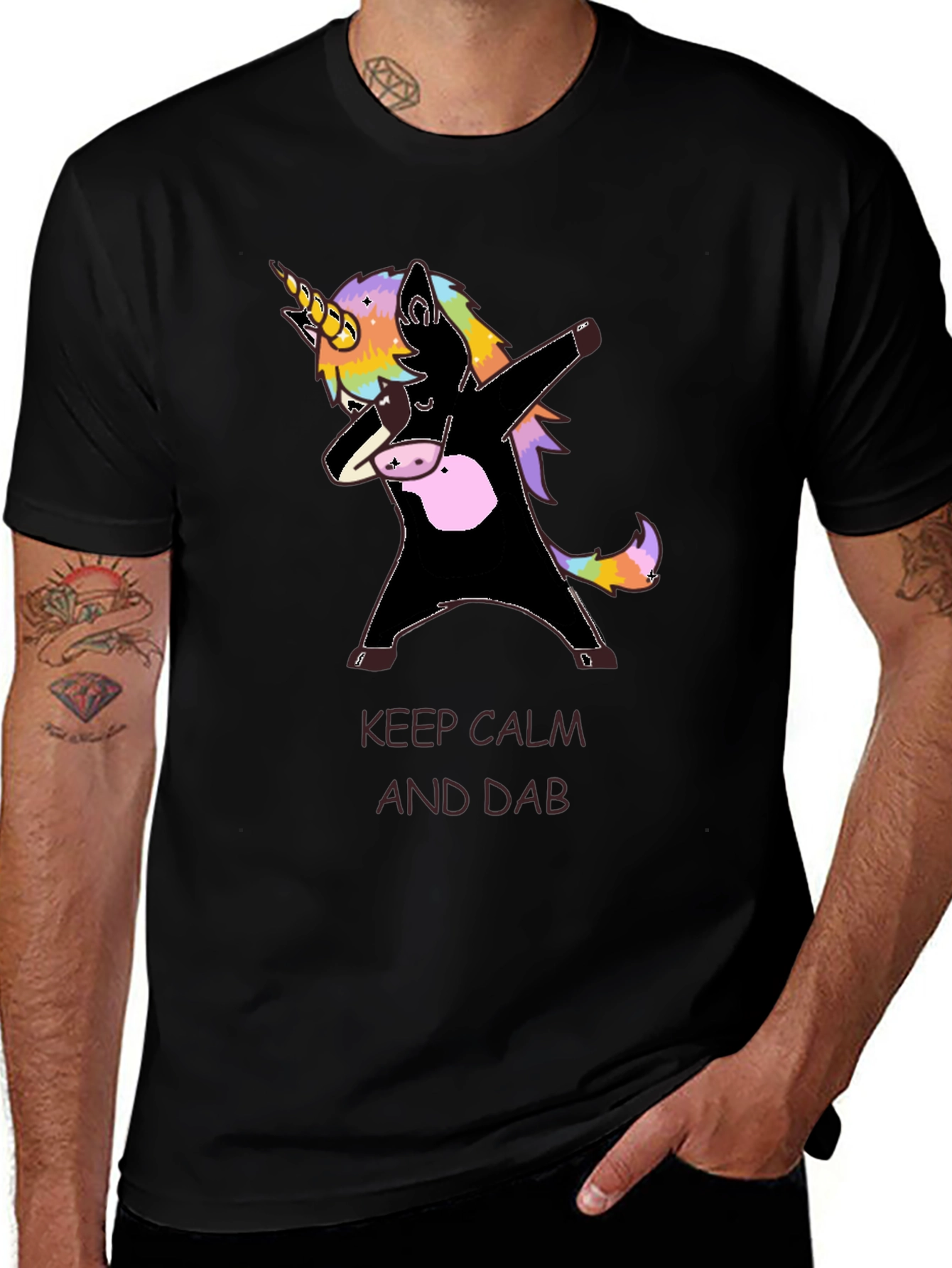 Variant 17 of Keep Calm & Dab Unicorn T-Shirt