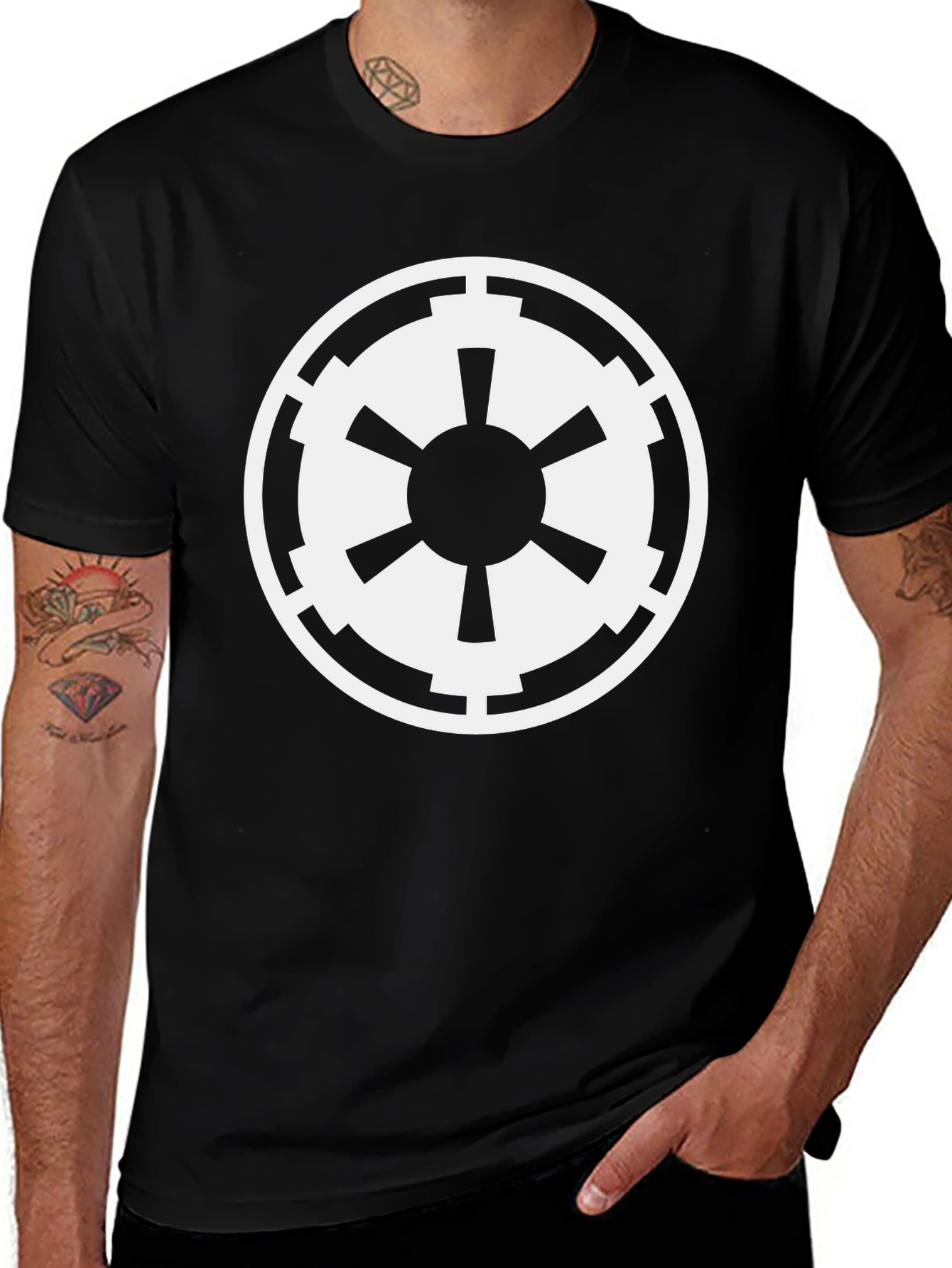 Star Wars Imperial Symbol Black T-Shirt