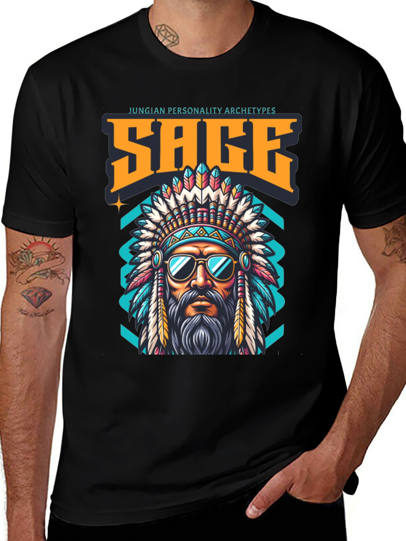 Variant 24 of Sage Personality Archetype Graphic Tee