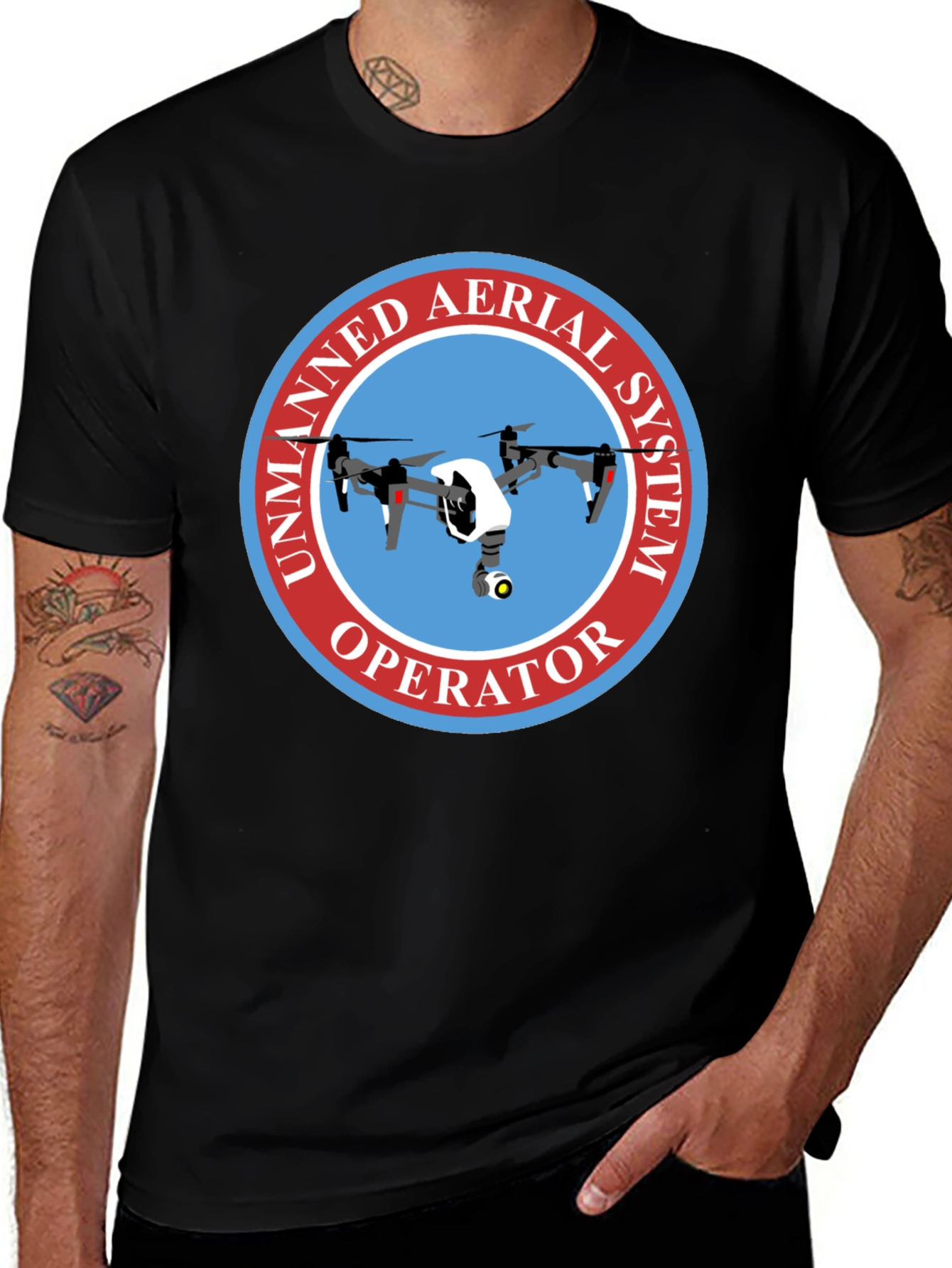 Drone Operator T-Shirt - Unmanned Aerial System Tee