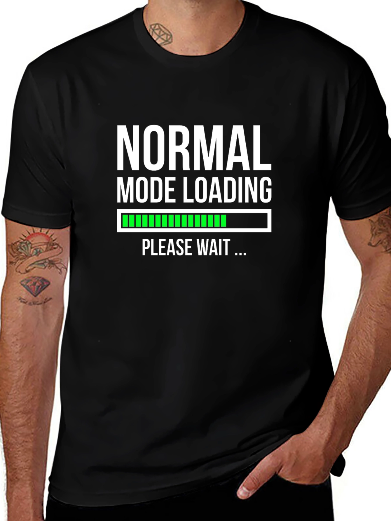 Variant 2 of Normal Mode Loading Funny Graphic T-Shirt
