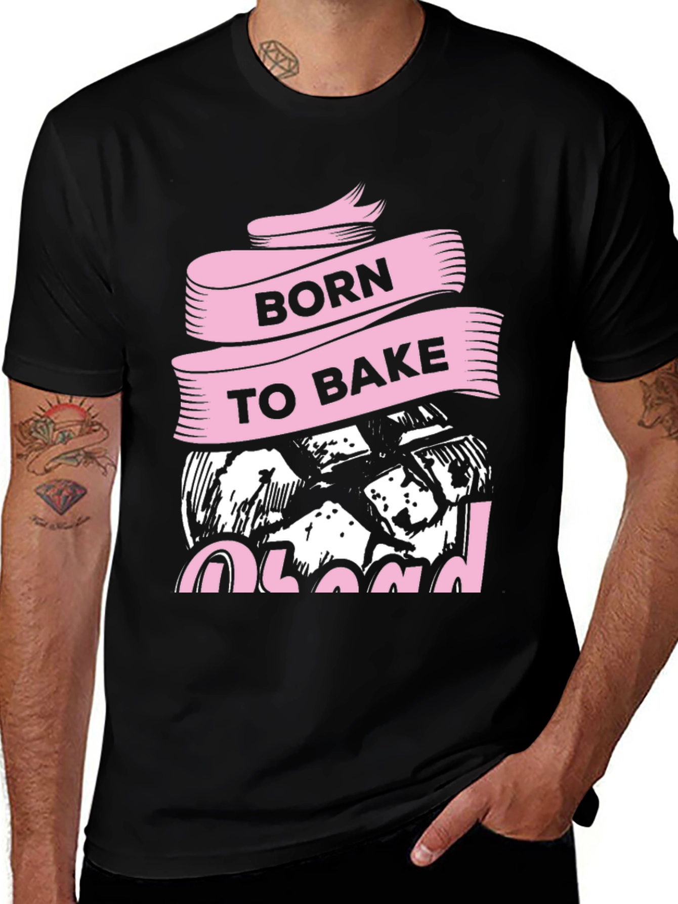 Variant 19 of Born To Bake T-Shirt