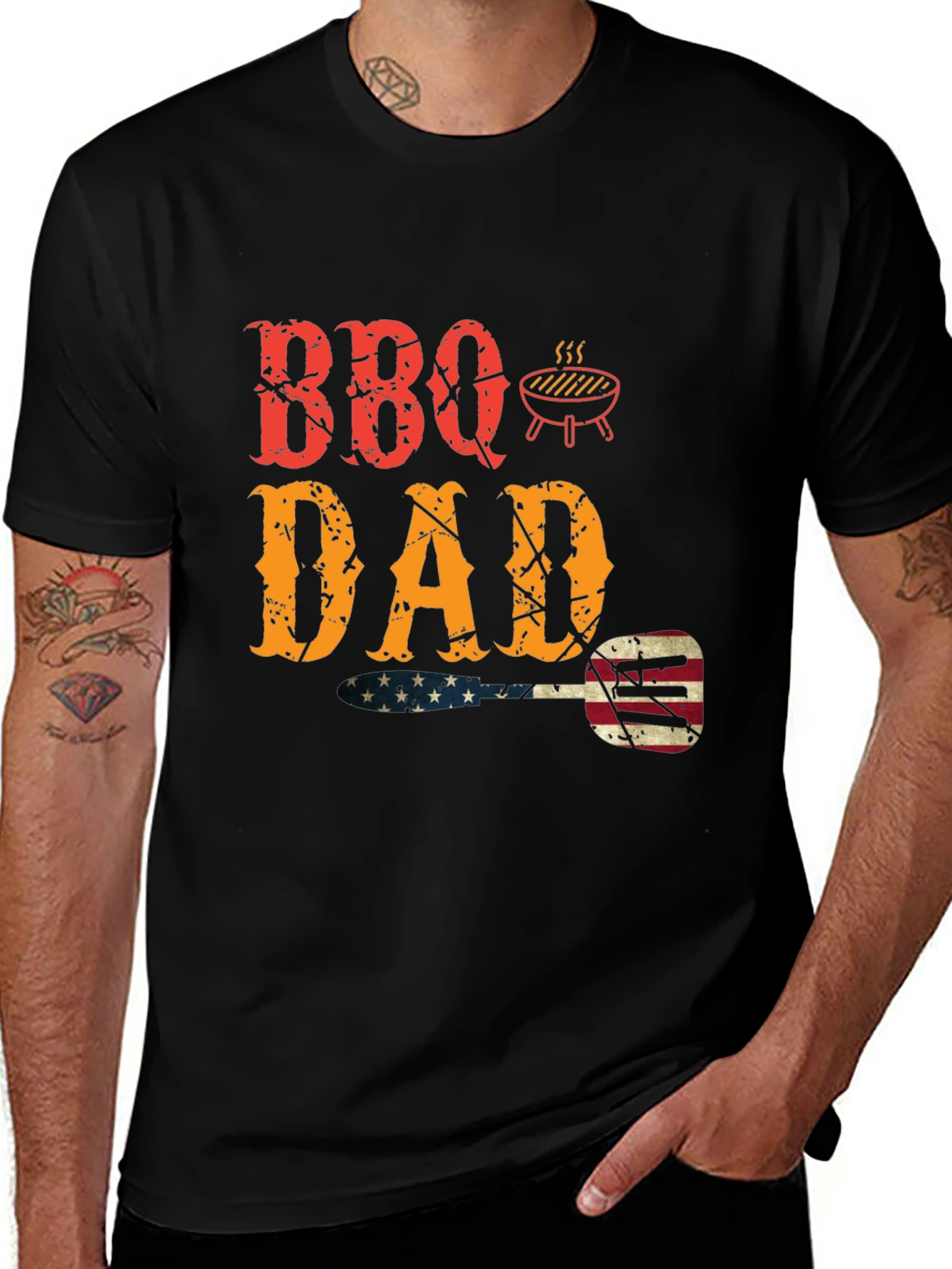 BBQ Dad Graphic T-Shirt - Father's Day Gift