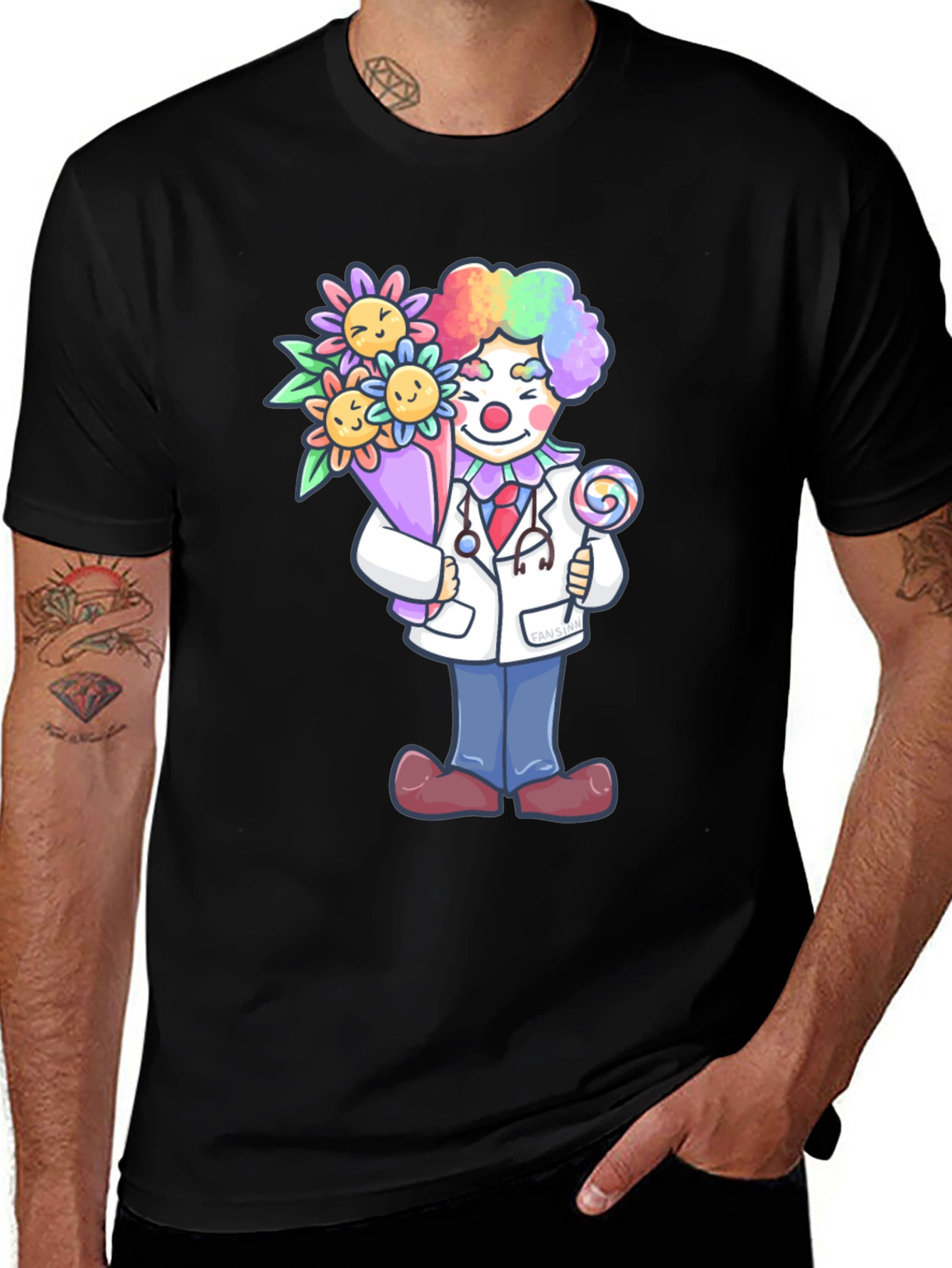 Variant 29 of Clown Doctor Graphic Tee - Funny Medical Shirt