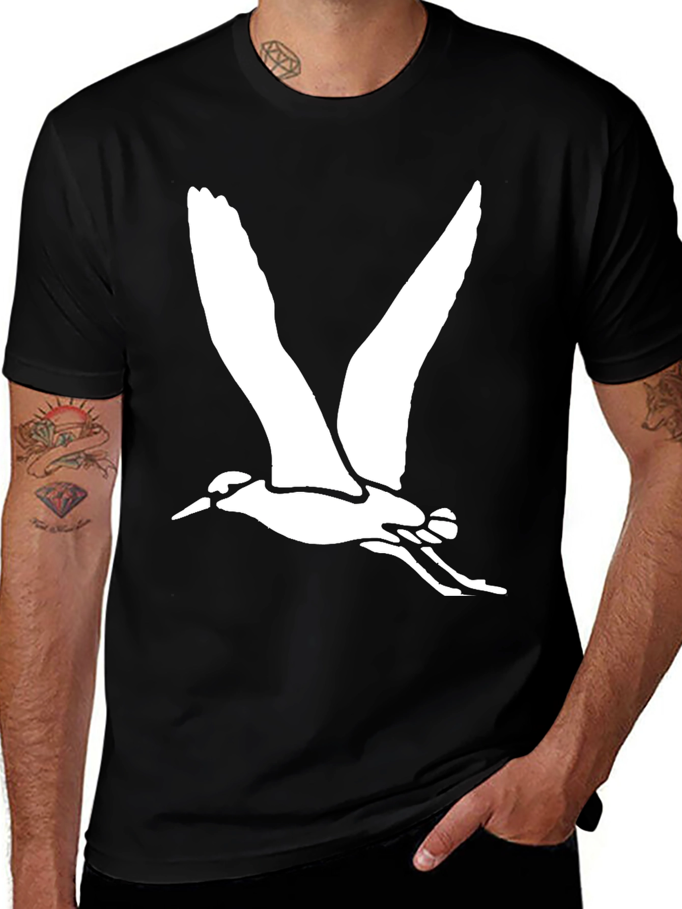 Variant 22 of Black Bird Graphic Tee