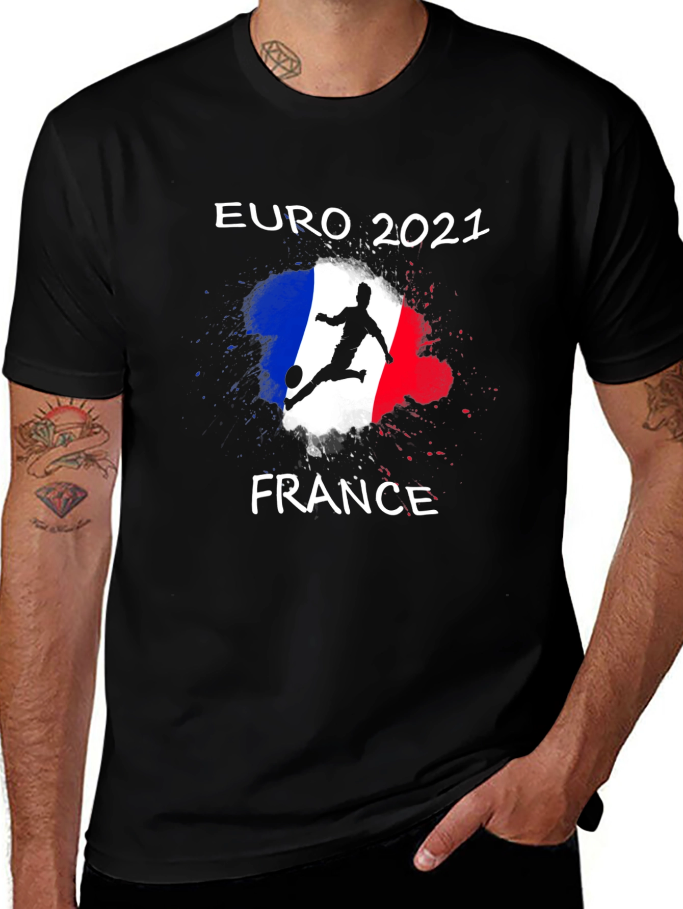 Variant 14 of Euro 2021 France Soccer T-Shirt