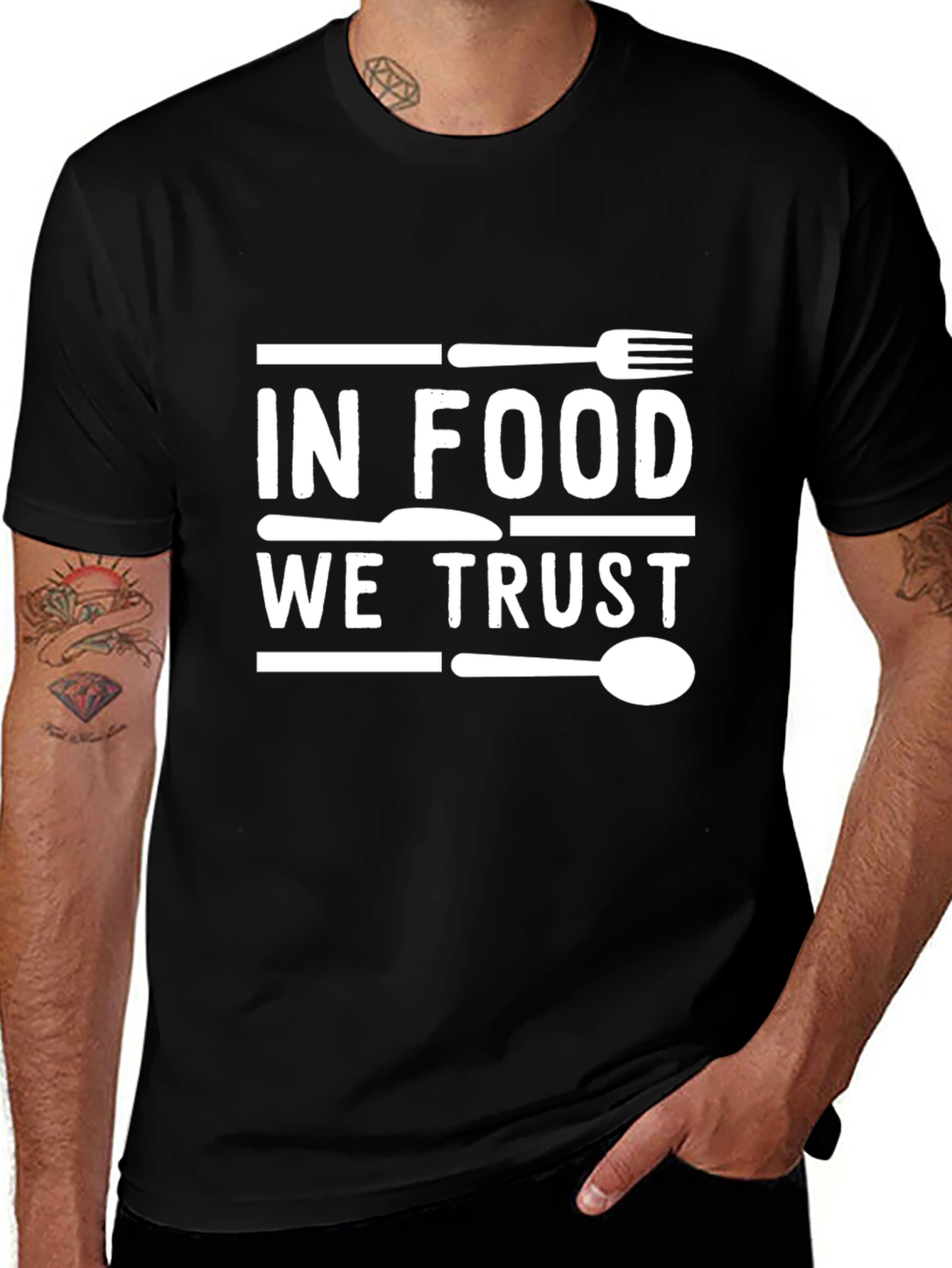 In Food We Trust Graphic T-Shirt