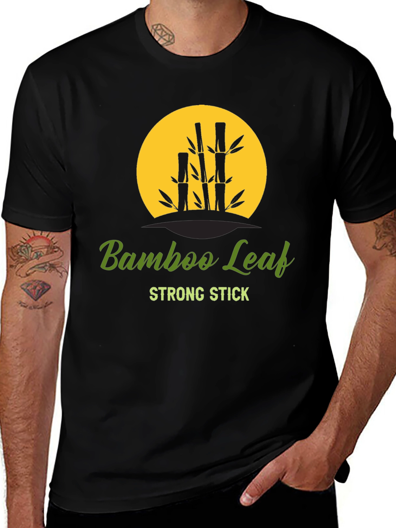 Variant 11 of Bamboo Leaf Strong Stick Tee