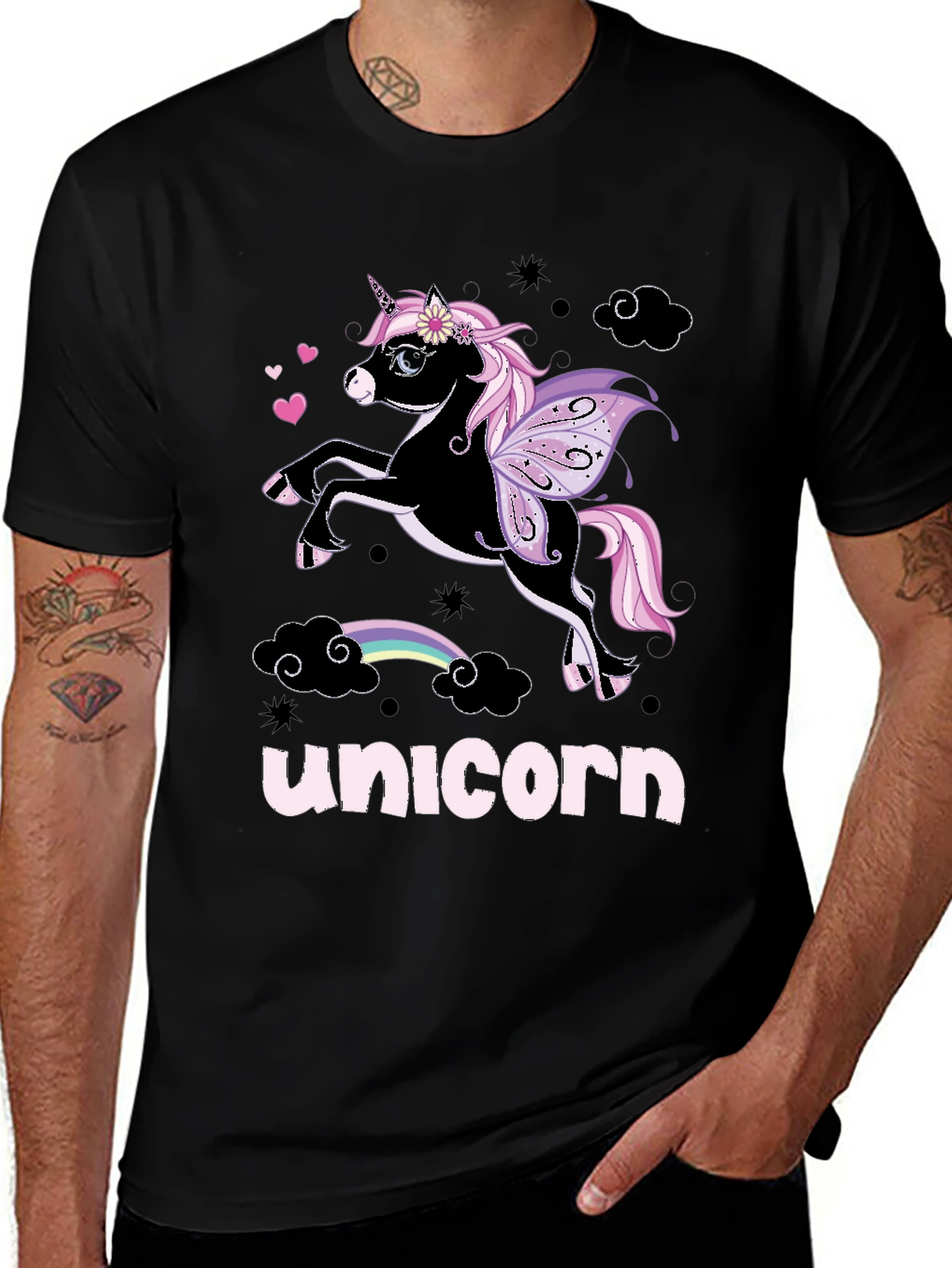 Variant 22 of Unicorn Graphic T-Shirt - Cute Fairy Tale Tee