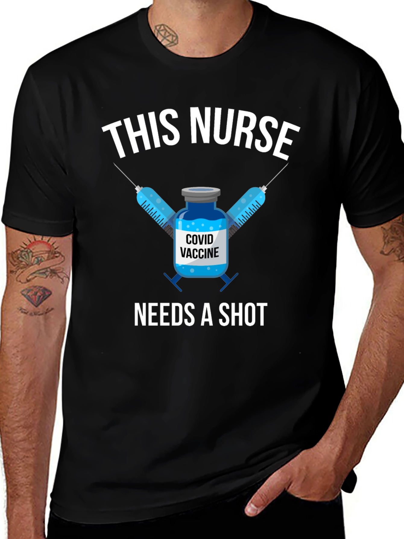 Variant 3 of This Nurse Needs A Shot T-Shirt