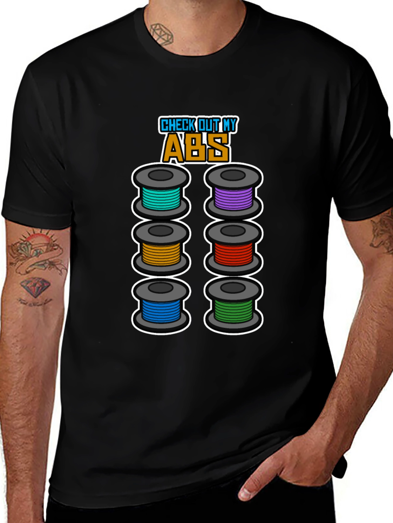 Check Out My ABS Funny 3D Printing T-Shirt
