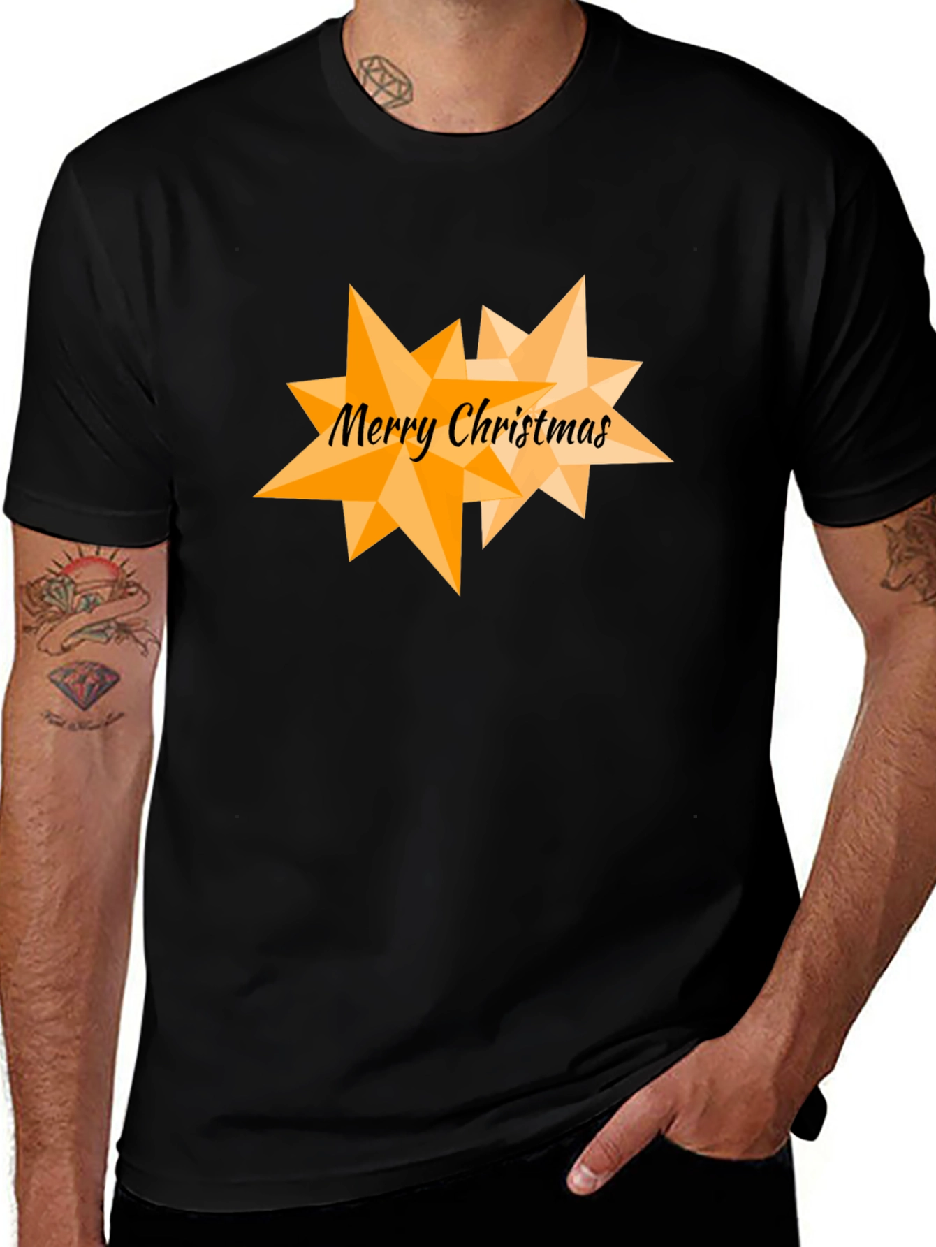 Merry Christmas Starburst T-Shirt