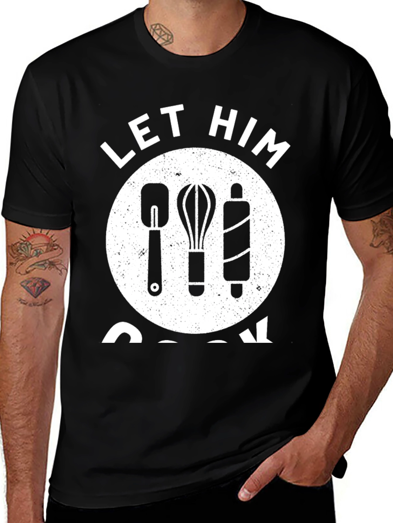 Variant 7 of Let Him Cook T-Shirt - Chef Edition