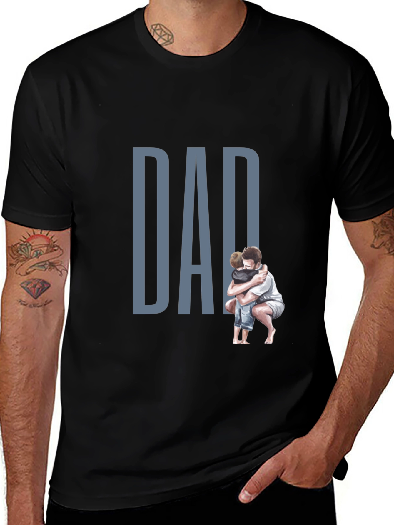 Variant 11 of Dad Hug Graphic Tee