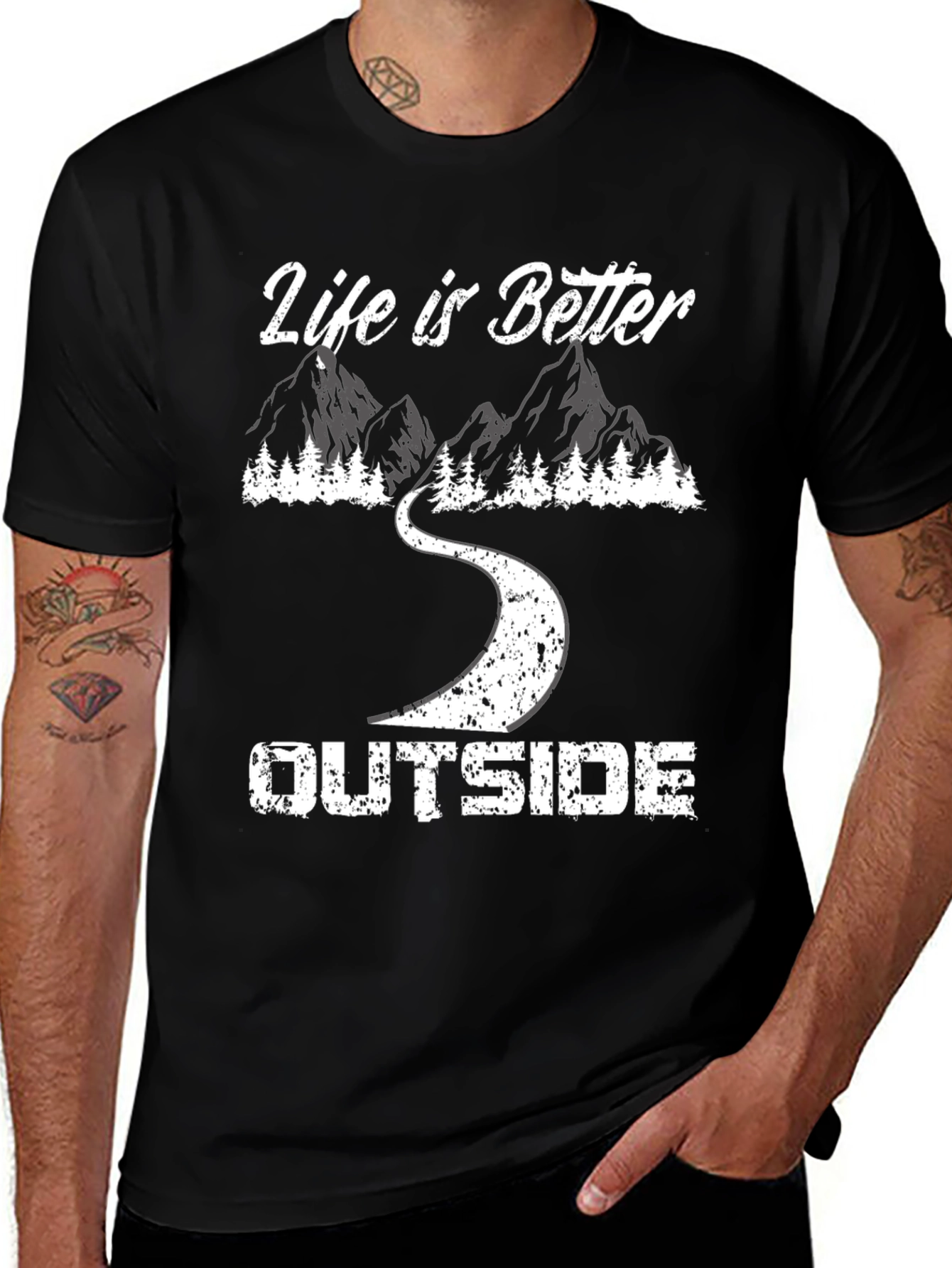Variant 21 of Life is Better Outside T-Shirt - Adventure Ready!