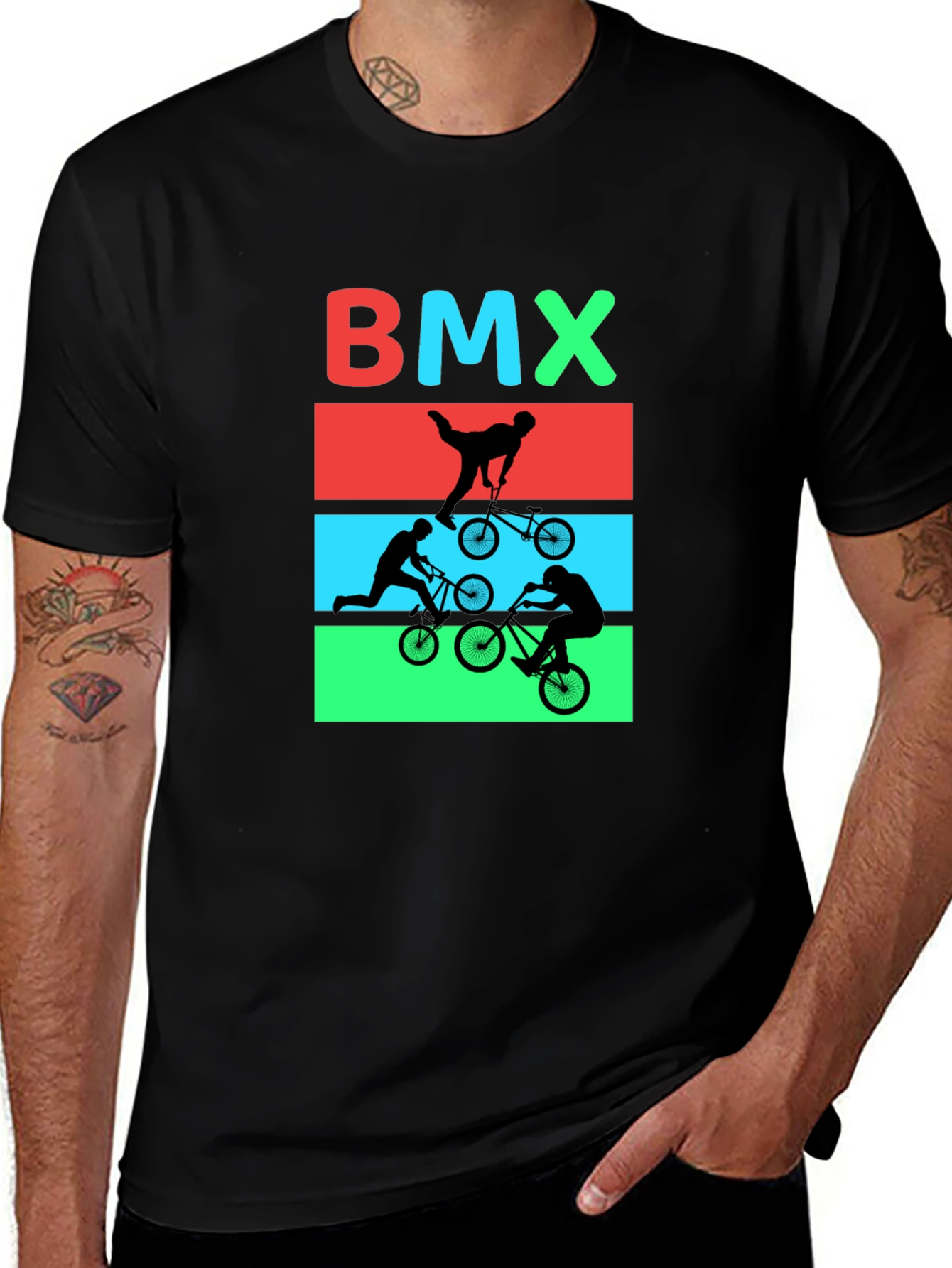 BMX Stunt T-Shirt - Cool Biking Design for Athletes