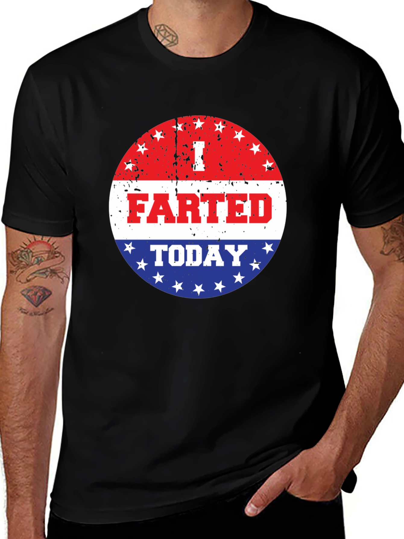 Variant 23 of I Farted Today Graphic T-Shirt - Funny Slogan Tee